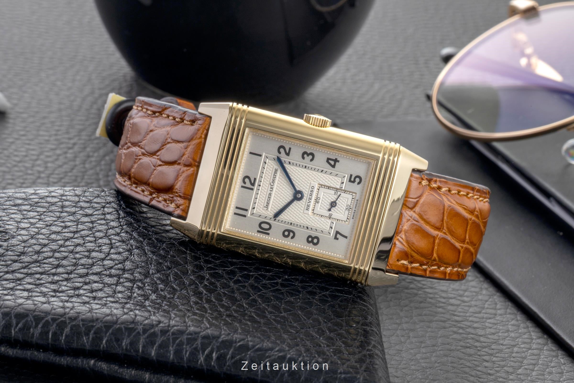 Jaeger LeCoultre Reverso 18 ct gold manual winding men's watch 270.140.622    [2601374]