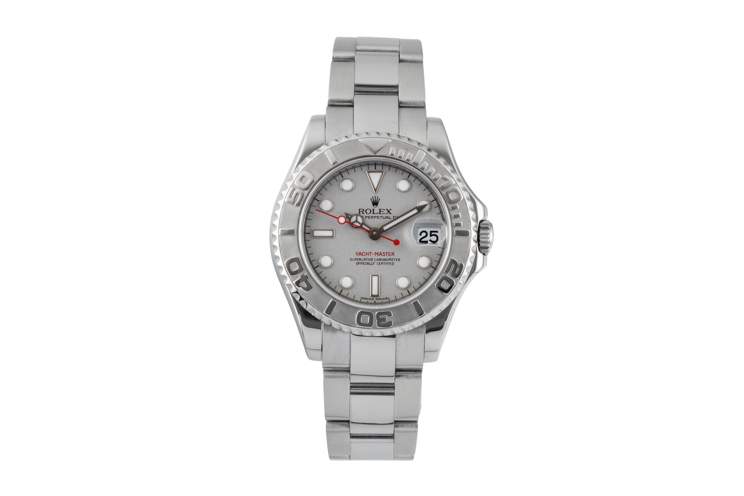 Rolex Yacht-Master steel / platinium automatic men's watch 168622  [2601375]