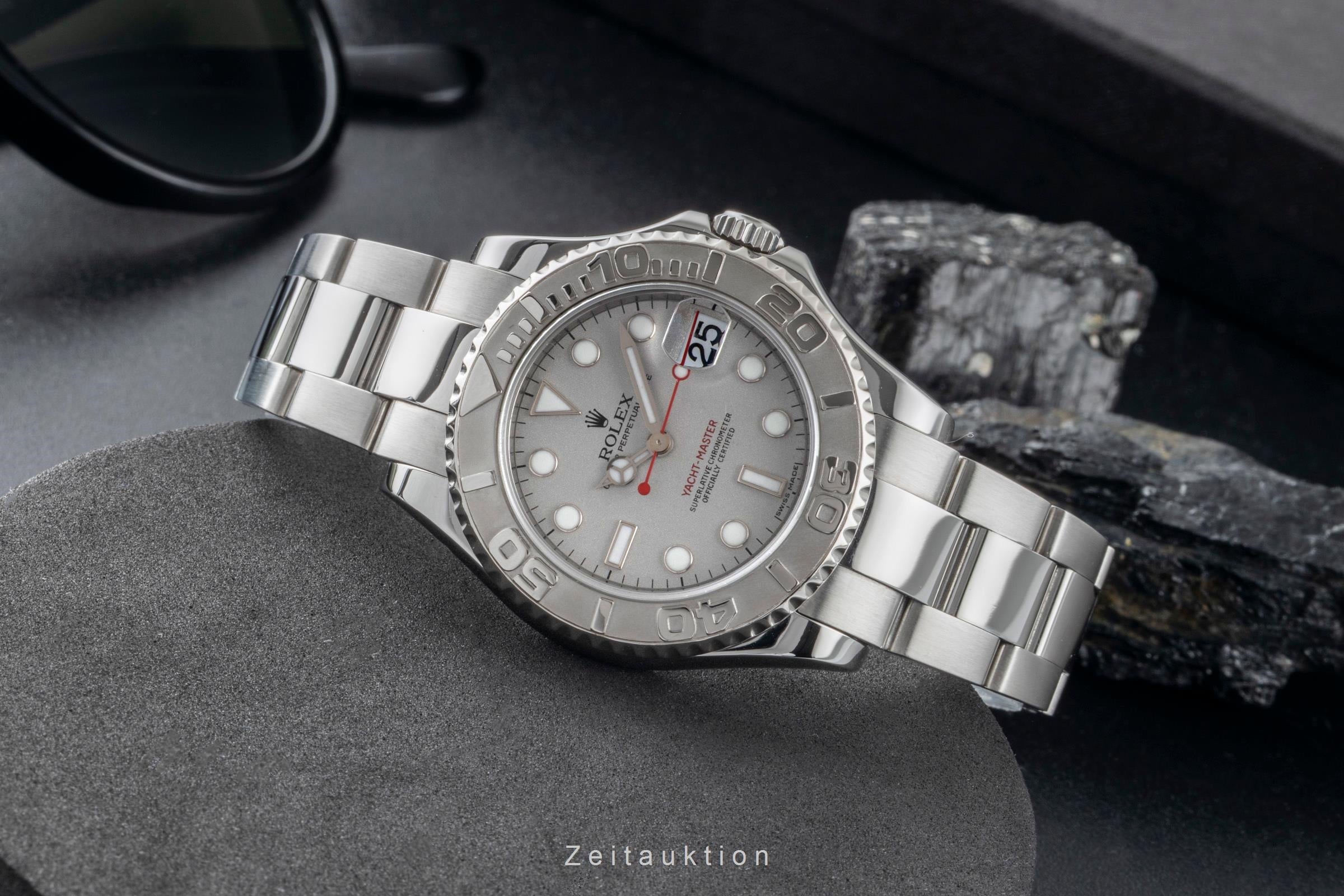 Rolex Yacht-Master steel / platinium automatic men's watch 168622  [2601375]