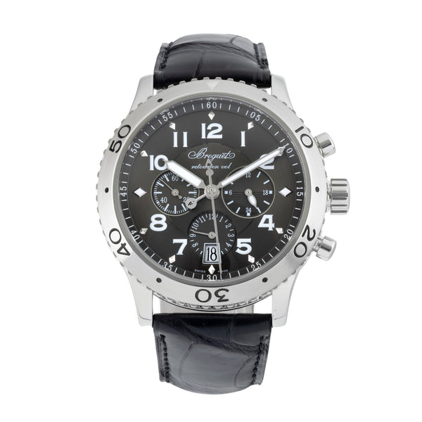 Breguet Type XXI Flyback Chronograph Automatik Stahl Herrenuhr Ref. 3810 [2601376]