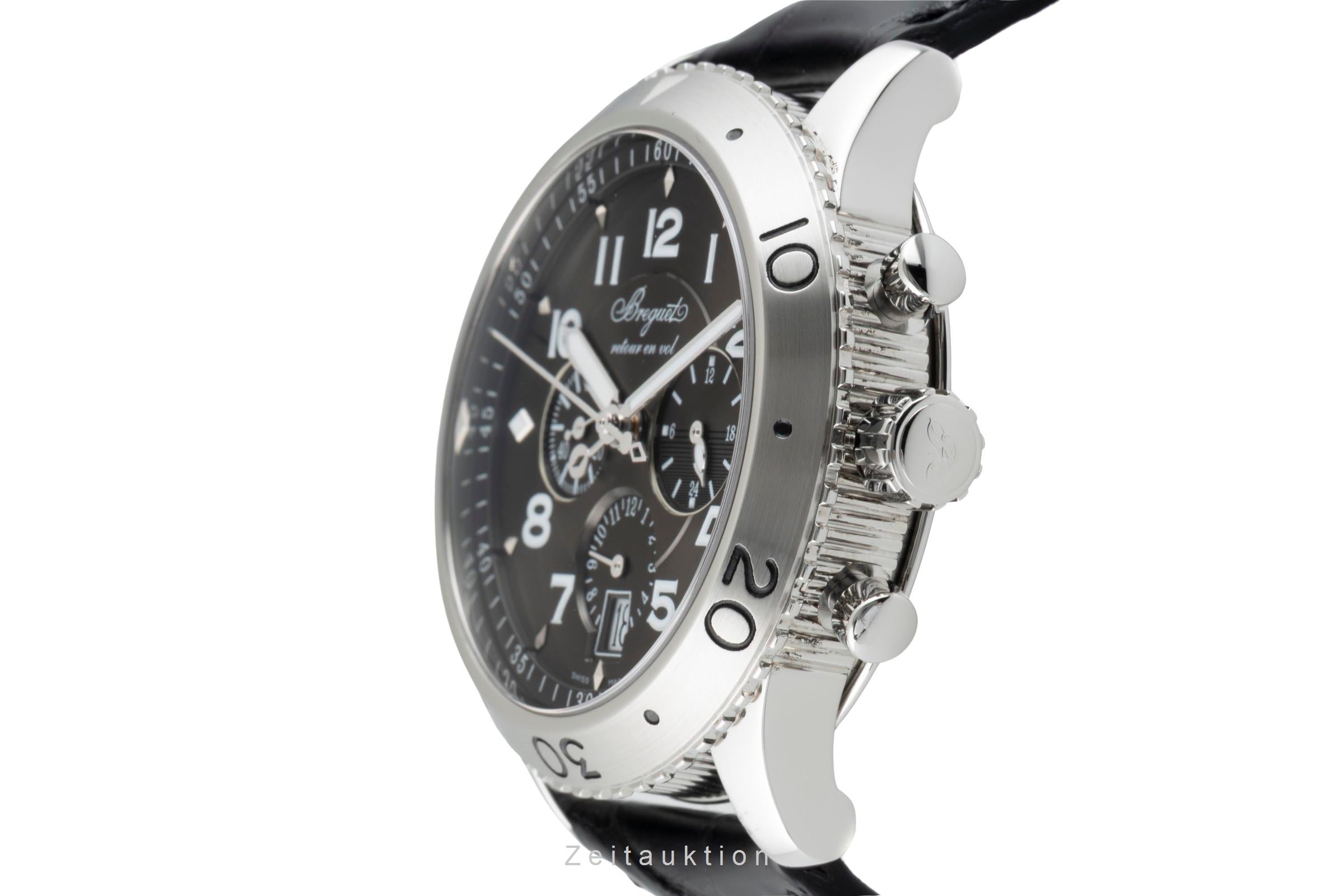 Breguet Type XXI Flyback Chronograph Automatik Stahl Herrenuhr Ref. 3810 [2601376]