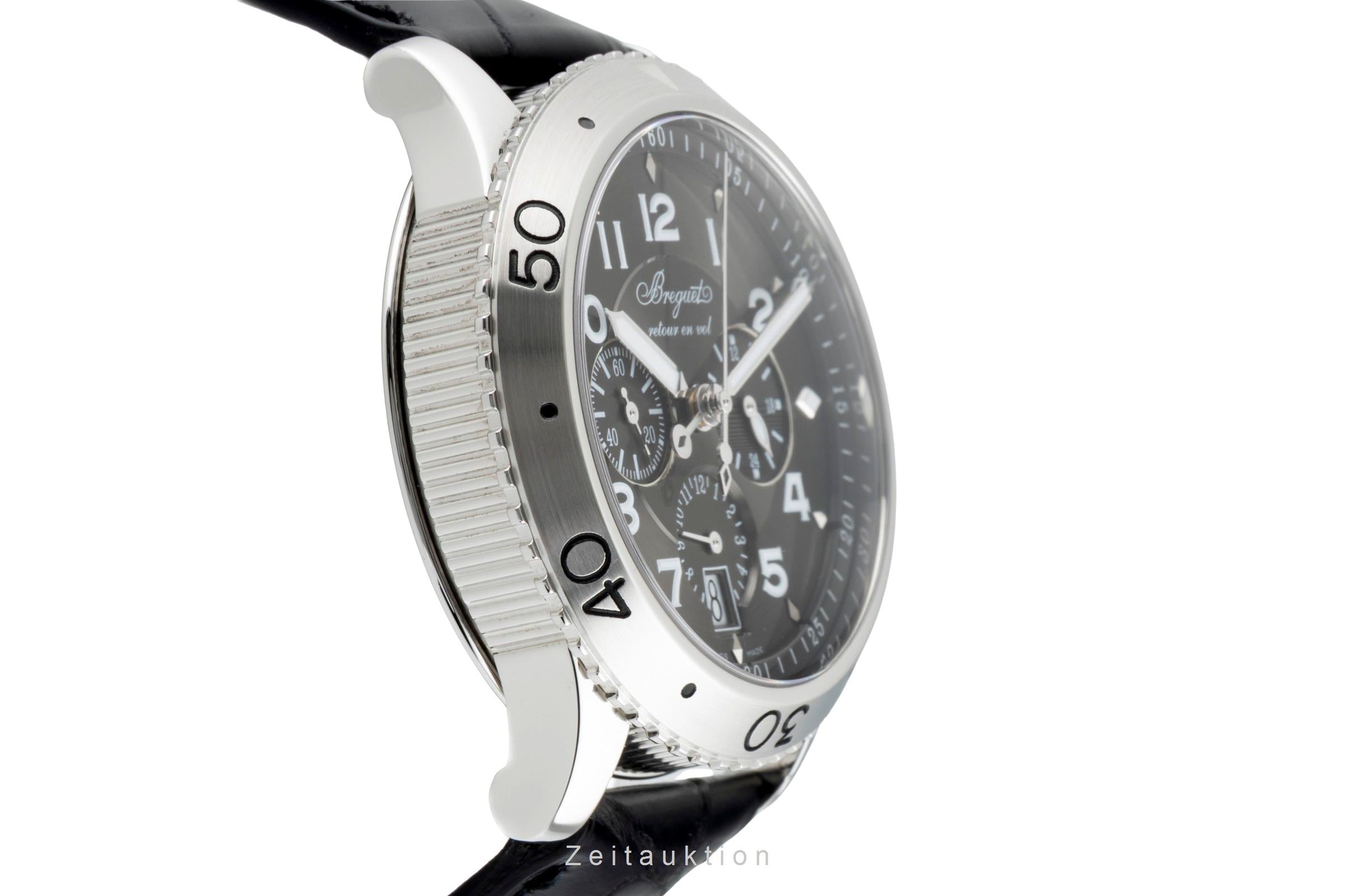 Breguet Type XXI Flyback Chronograph Automatik Stahl Herrenuhr Ref. 3810 [2601376]