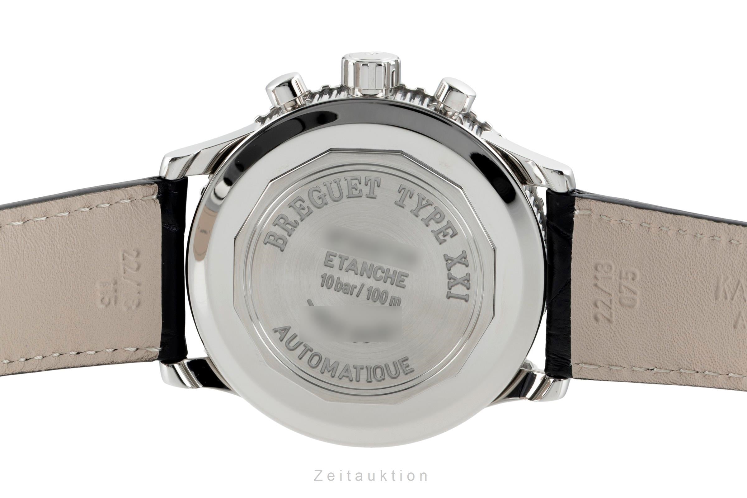 Breguet Type XXI Flyback Chronograph Automatik Stahl Herrenuhr Ref. 3810 [2601376]
