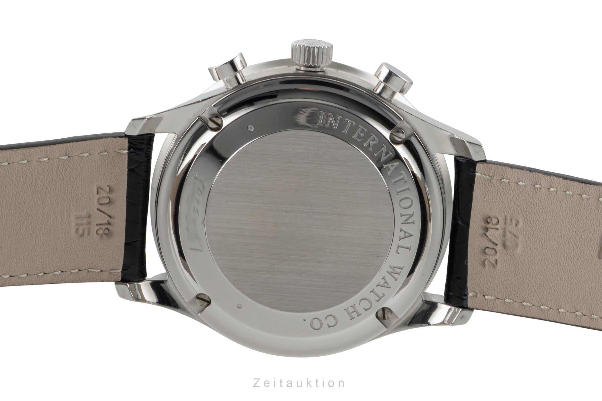 IWC Portugieser chronograph steel automatic men's watch IW371447 LP: 9100EUR  [2601377]