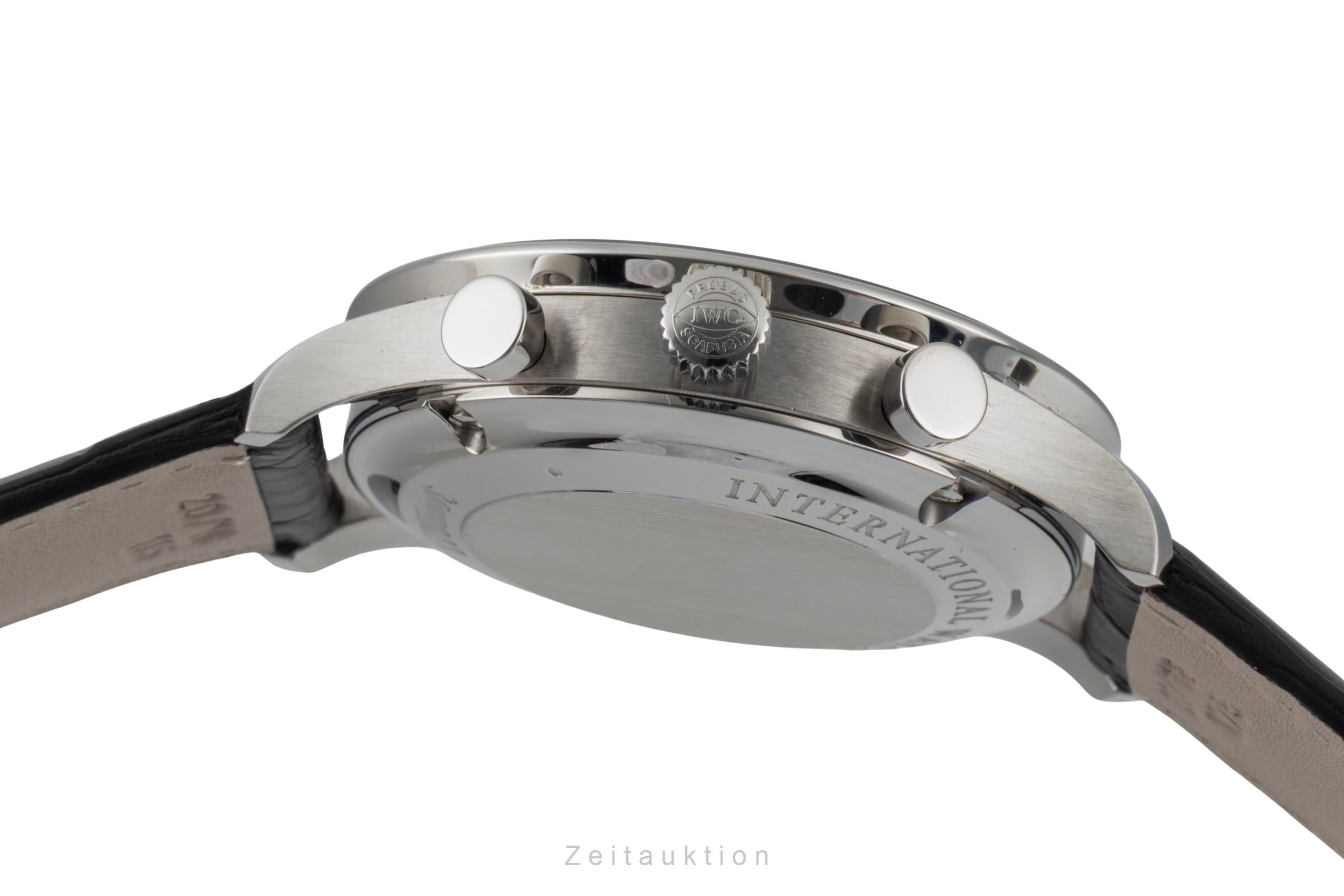 IWC Portugieser chronograph steel automatic men's watch IW371447 LP: 9100EUR  [2601377]