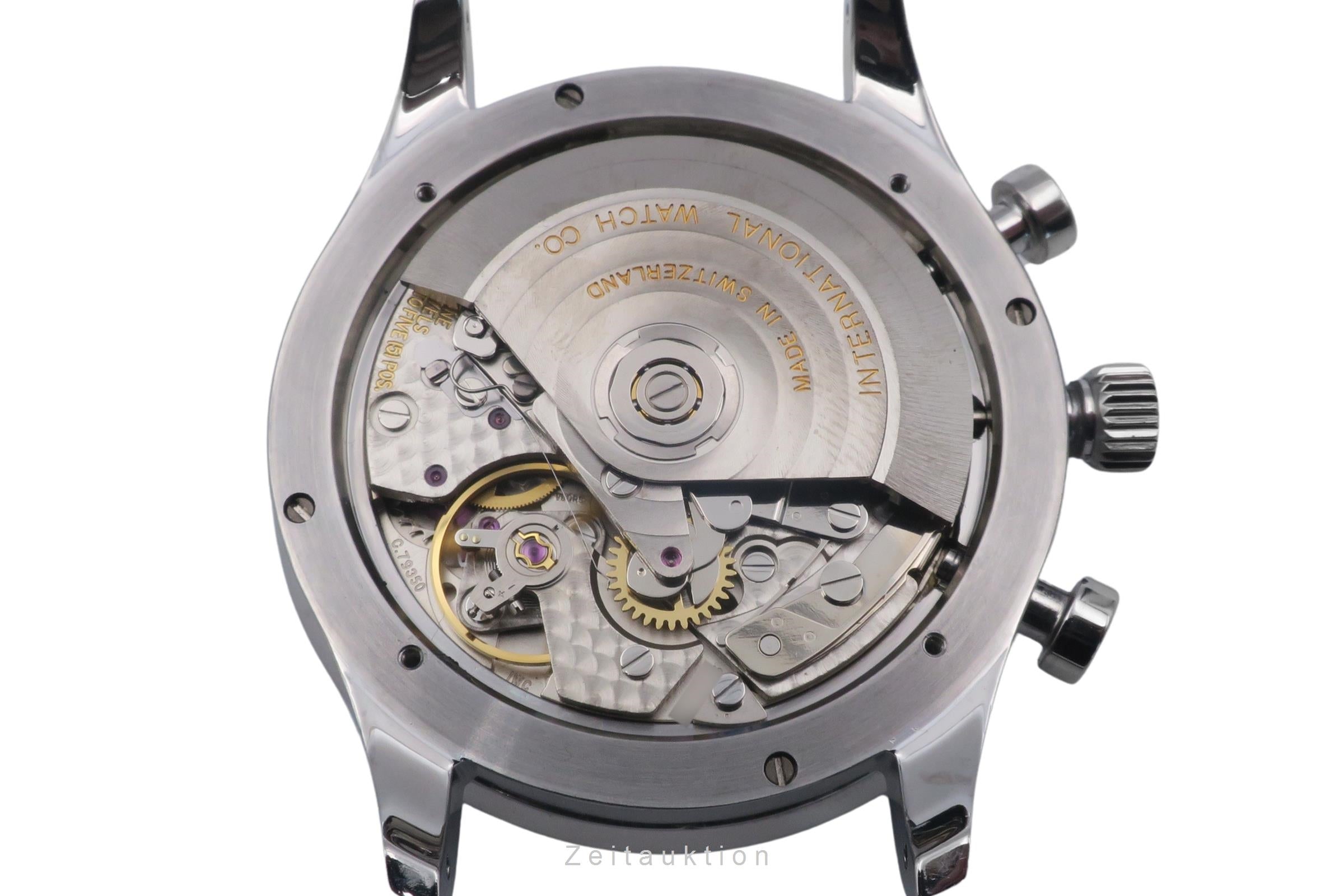 IWC Portugieser chronograph steel automatic men's watch IW371447 LP: 9100EUR  [2601377]