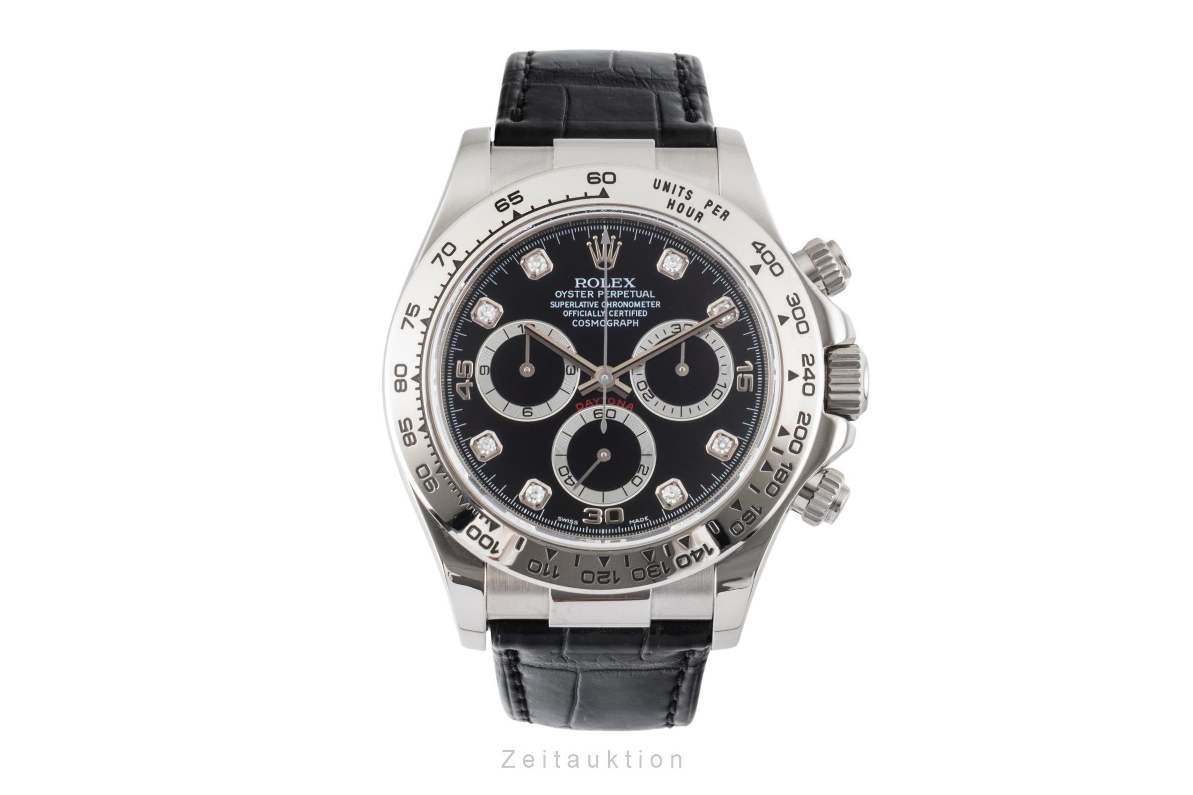 Rolex Daytona cronografo oro bianco 18 ct automatismo orologio da uomo 116519  [2601380]