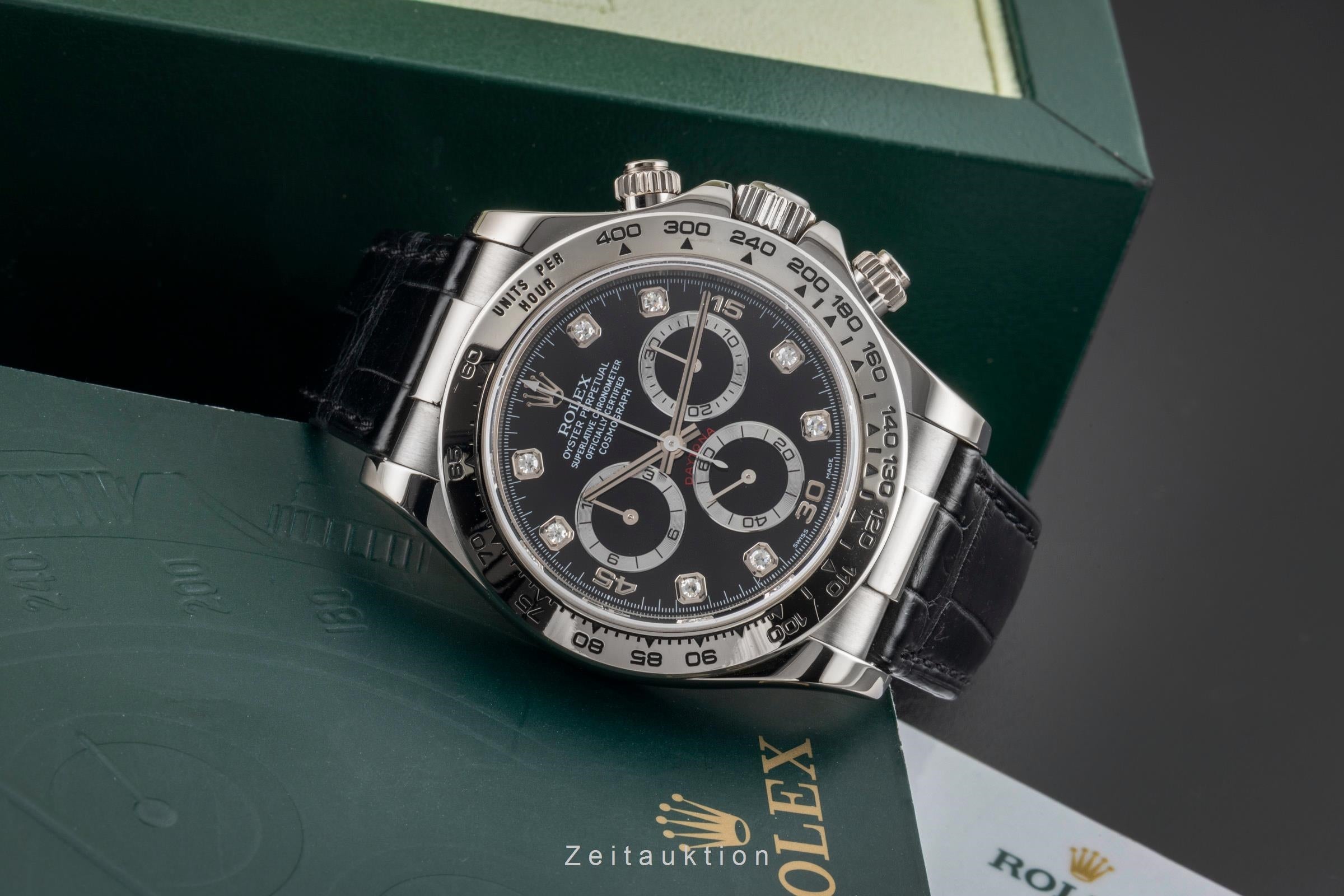 Rolex Daytona chronograph 18 ct white gold automatic Kal. 4130 Ref