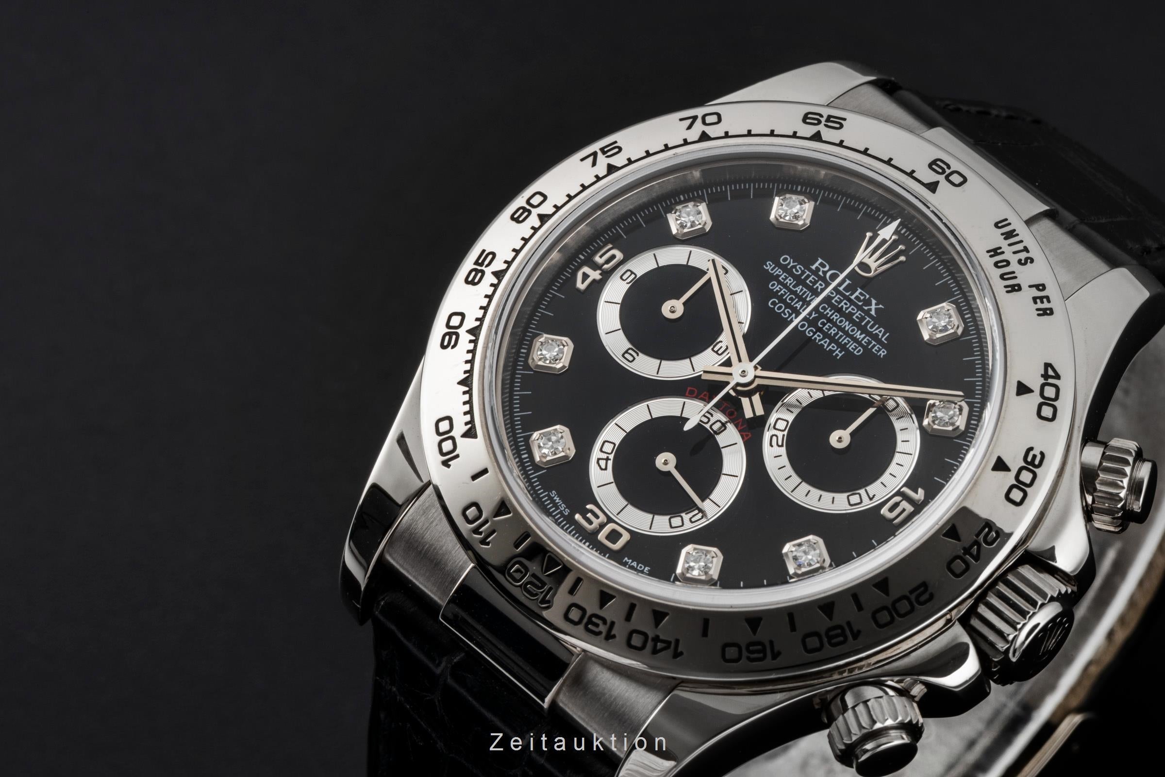 Rolex Daytona chronograph 18 ct white gold automatic Kal. 4130 Ref