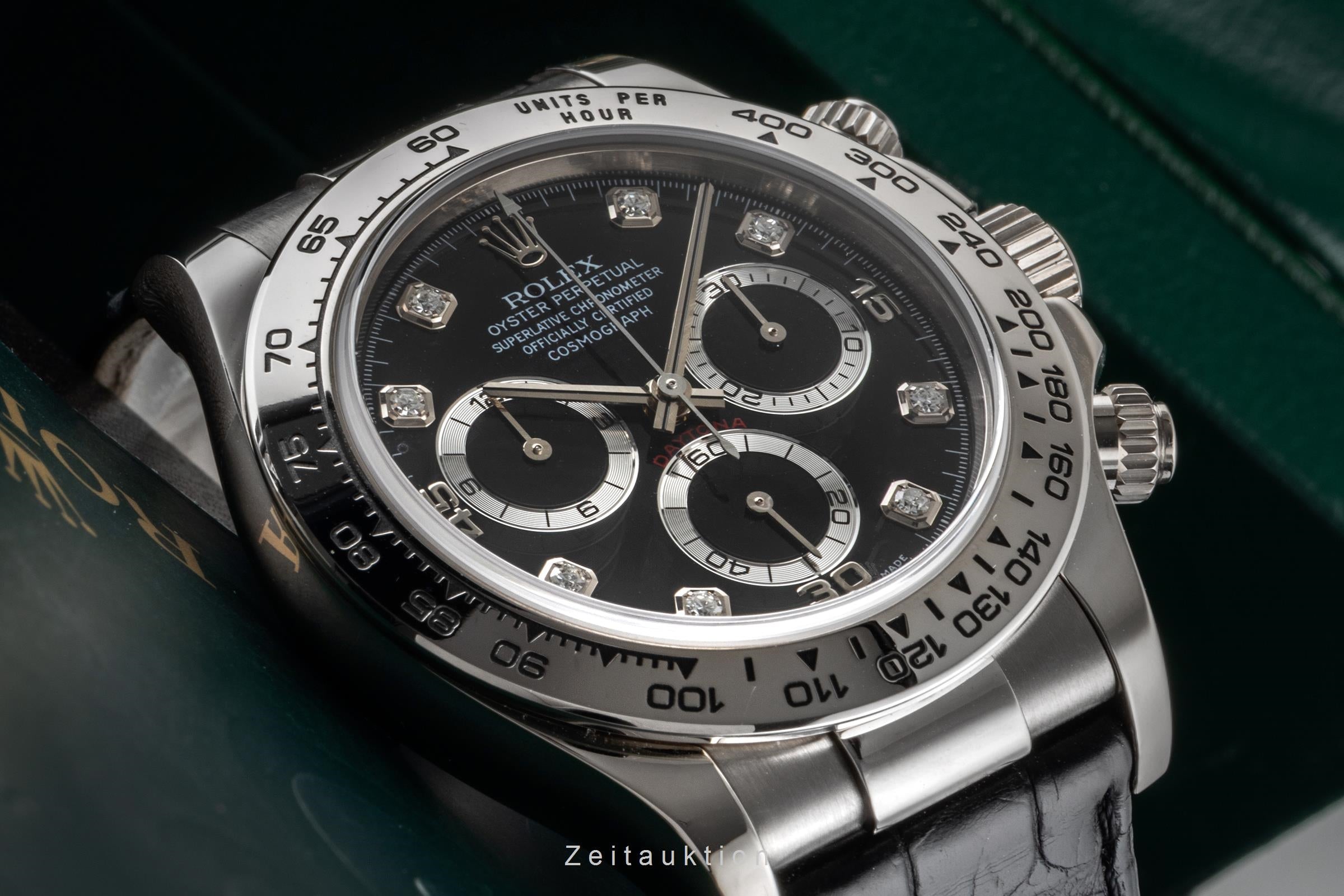 Rolex Daytona cronografo oro bianco 18 ct automatismo orologio da uomo 116519  [2601380]