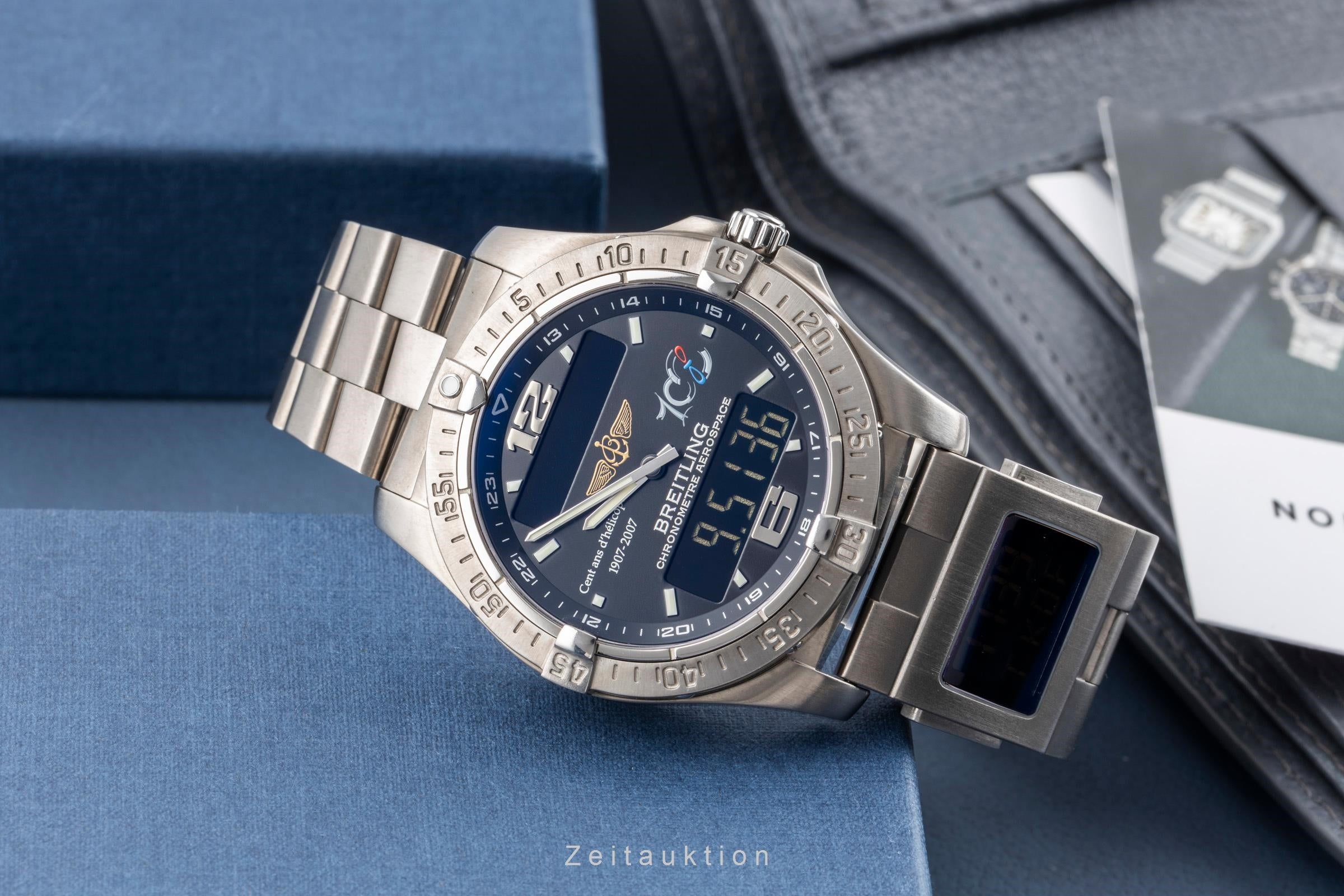 Breitling Aerospace Avantage UTC Chronograph Titan Quarz Ref. E79362 Limited B&P [2601385]