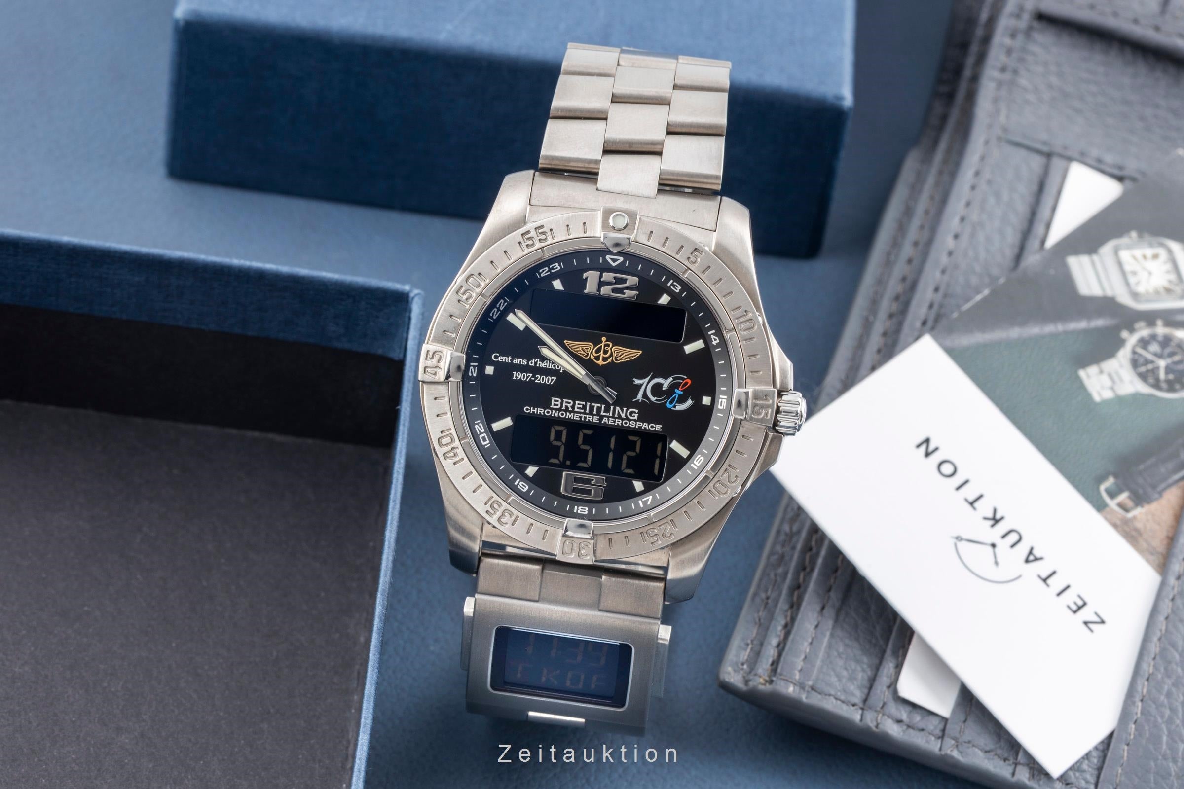 Breitling Aerospace Avantage UTC Chronograph Titan Quarz Ref. E79362 Limited B&P [2601385]