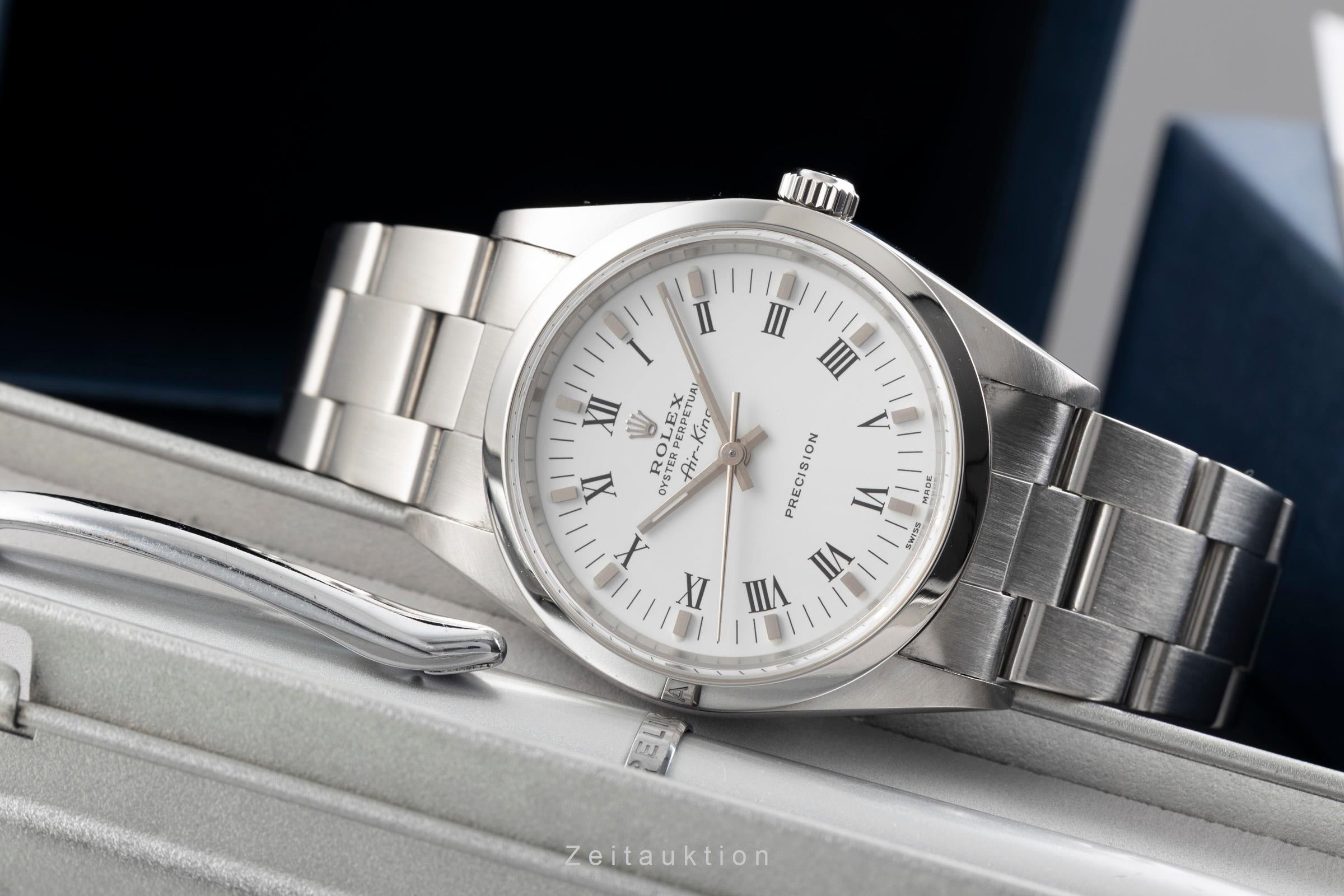 Rolex Air King acero automático reloj para caballeros 14000  [2601386]