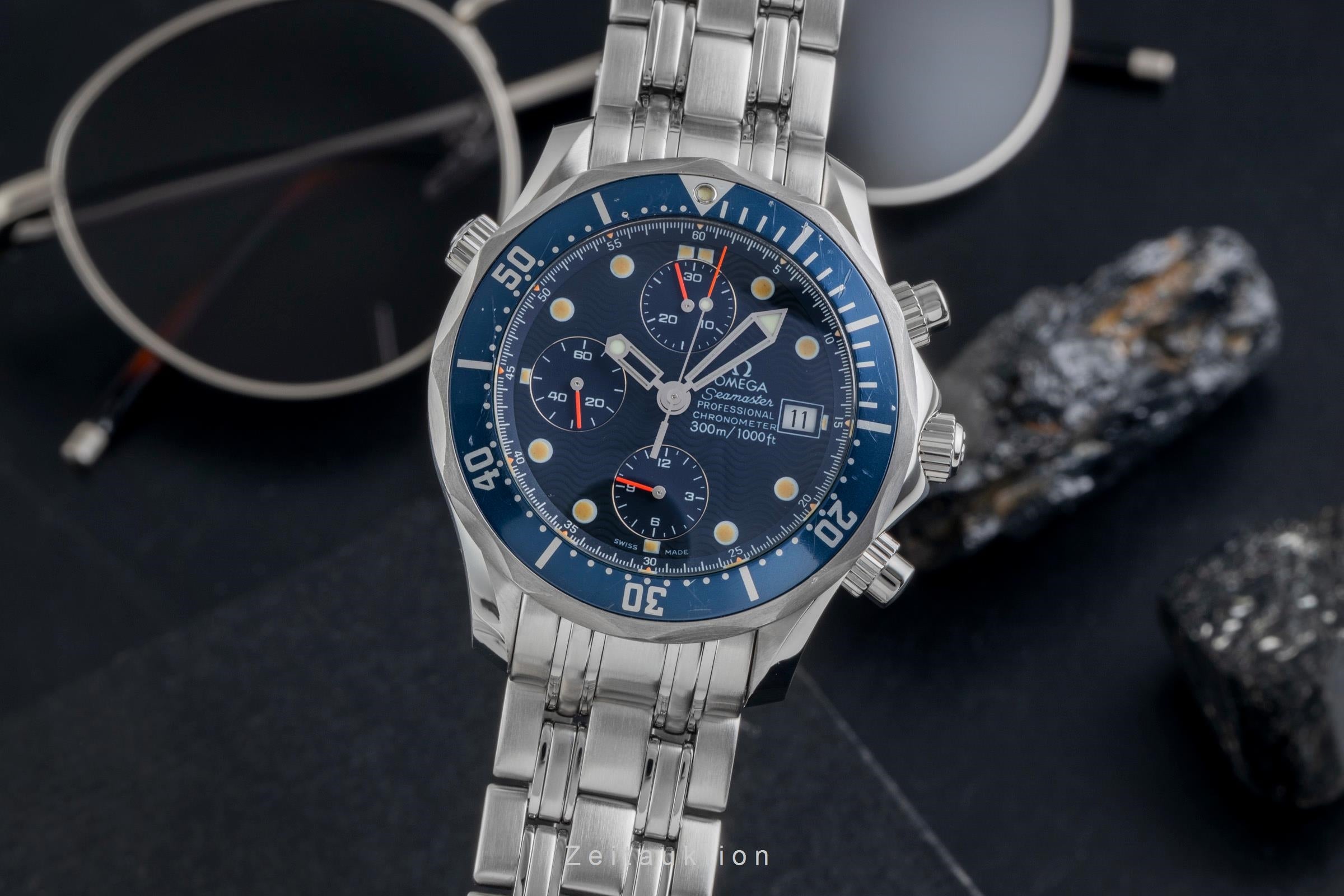 Omega Seamaster chronograph steel automatic men's watch 2599.80.00  [2601388]