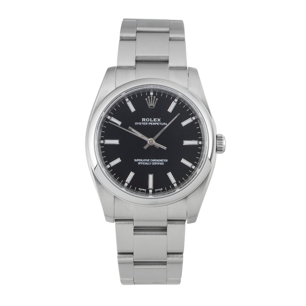 Rolex Oyster Perpetual acciaio automatismo orologio da uomo 114200  [2601389]