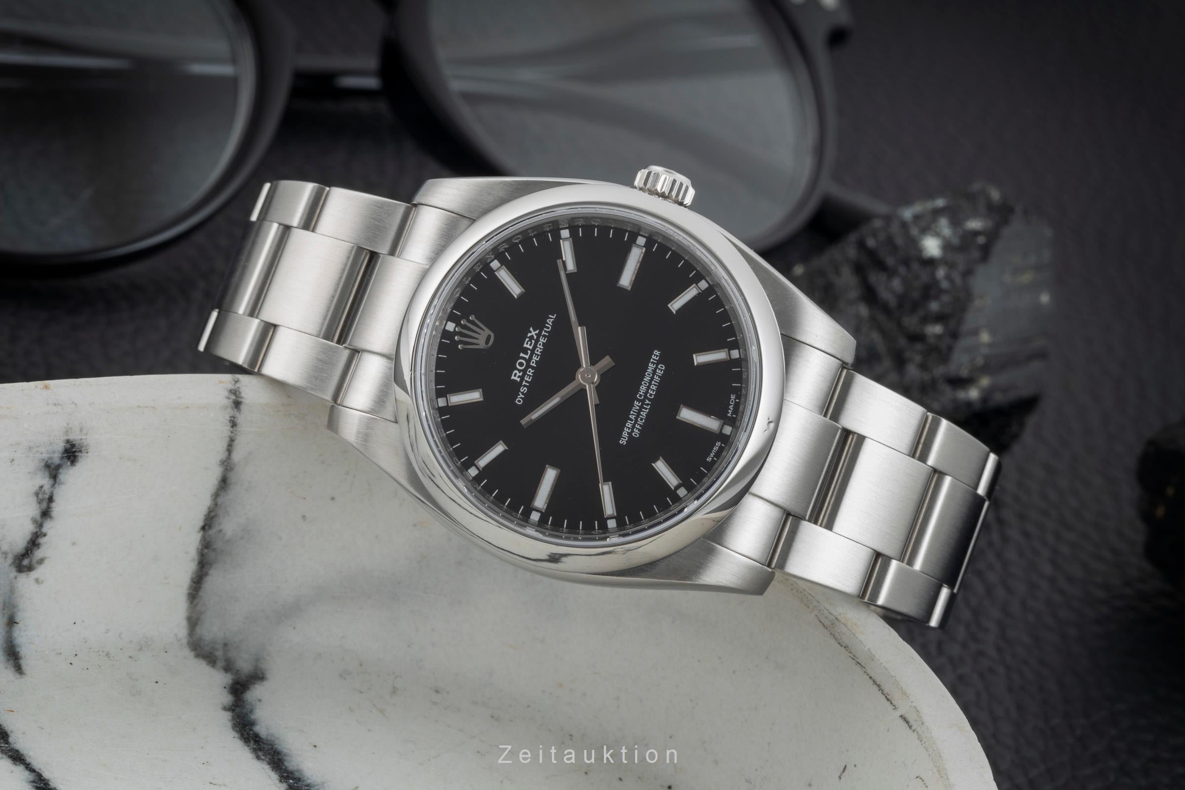 Rolex Oyster Perpetual acciaio automatismo orologio da uomo 114200  [2601389]