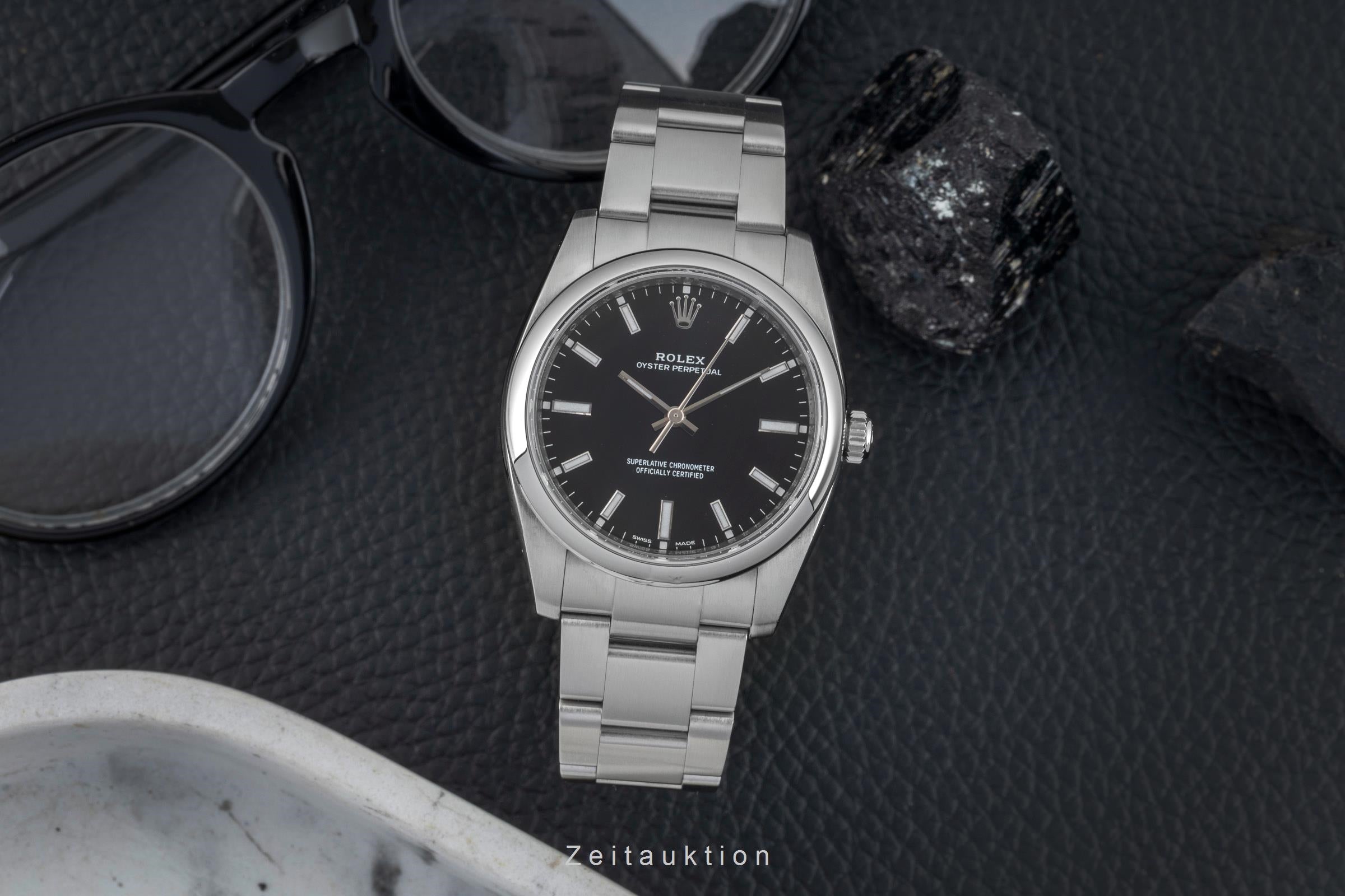 Rolex Oyster Perpetual acciaio automatismo orologio da uomo 114200  [2601389]
