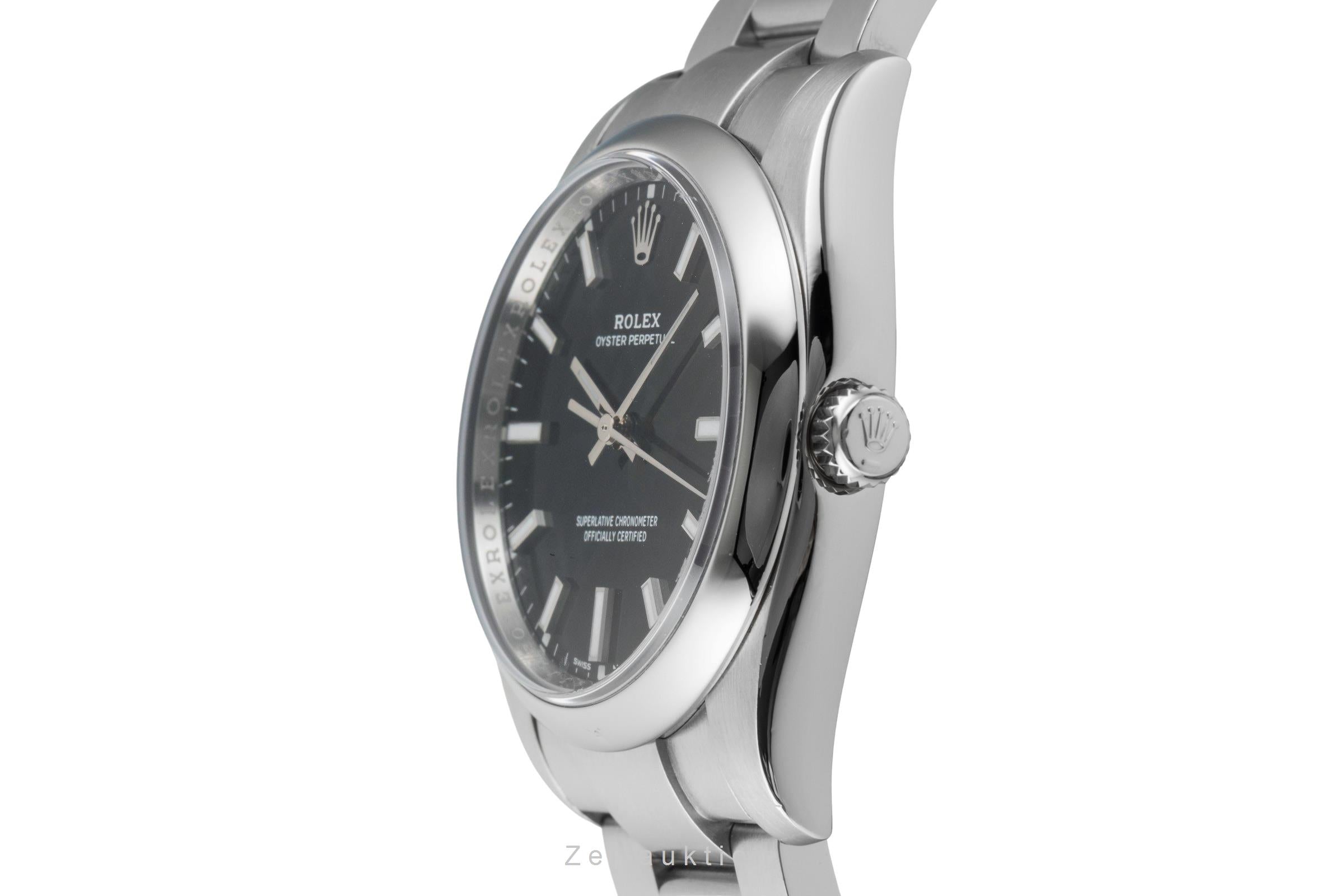 Rolex Oyster Perpetual acciaio automatismo orologio da uomo 114200  [2601389]