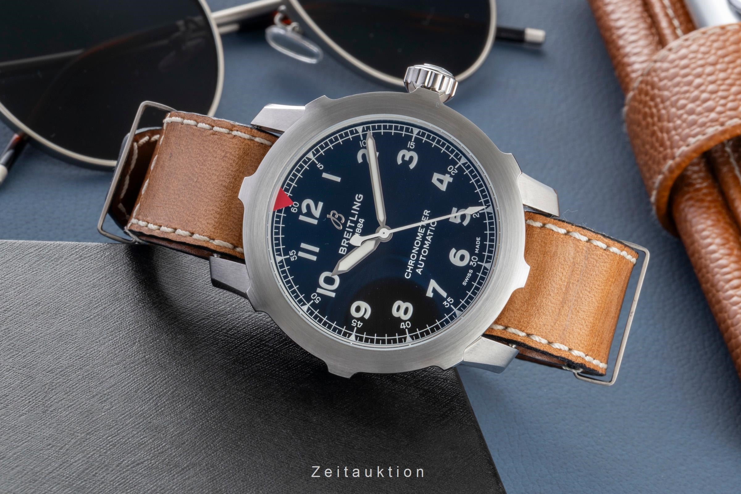 Breitling Aviator 8 acero automático reloj para caballeros AB2040101B1X1 LP: 5450EUR  [2601390]