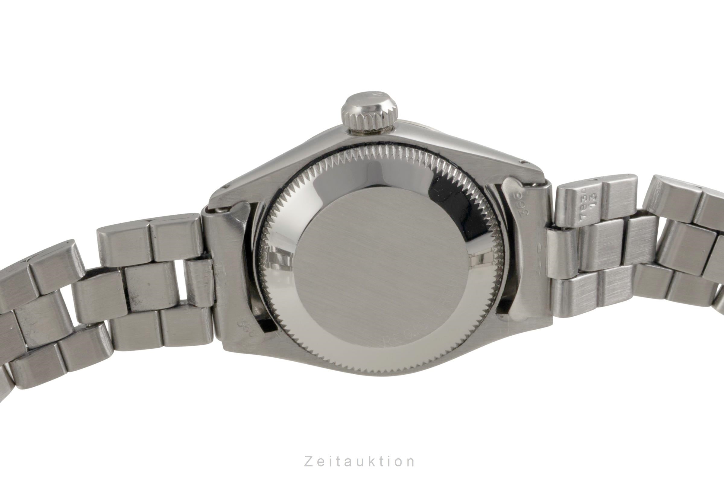 Rolex Lady Date acier / or blanc automatique montre pour femmes 6517 Vintage  [2601392]