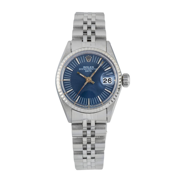 Rolex Date acier / or blanc automatique montre pour femmes 6517 Vintage  [2601394]