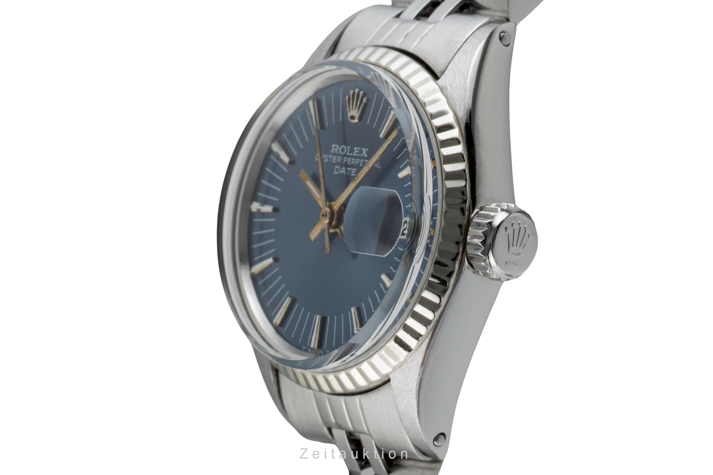 Rolex Date acier / or blanc automatique montre pour femmes 6517 Vintage  [2601394]