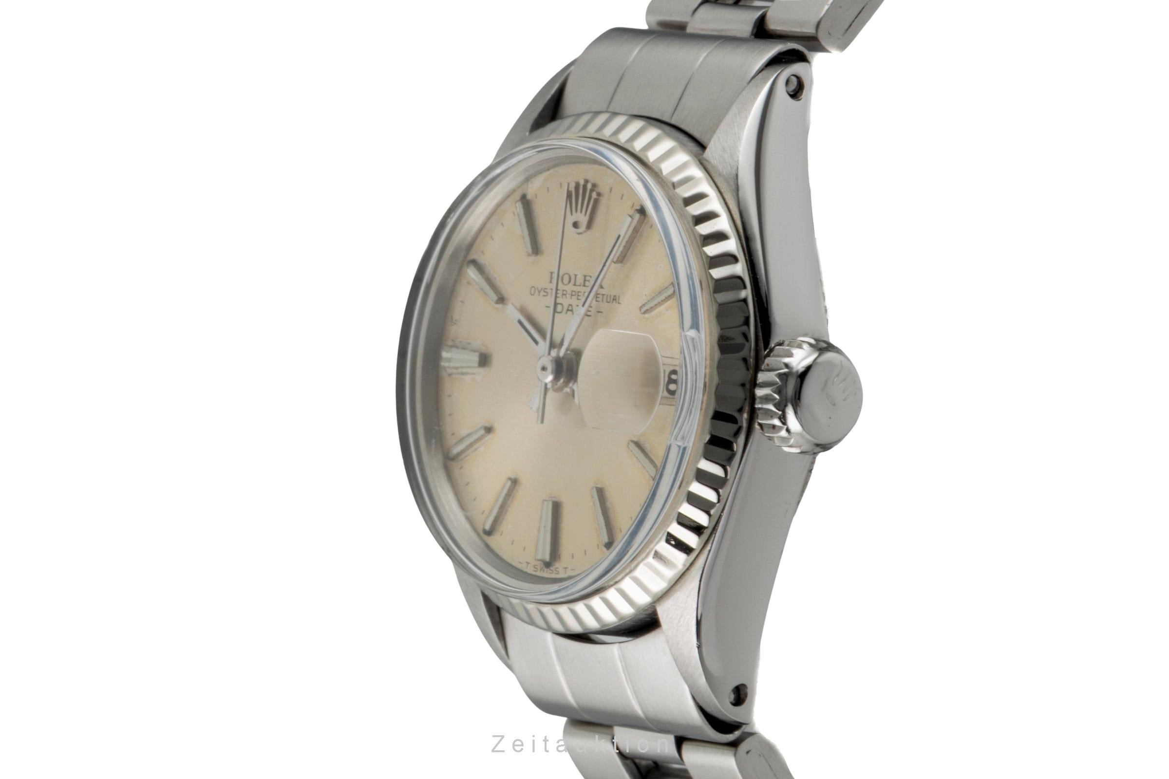 Rolex Lady Date acero / oro blanco automático reloj para damas  6517 Vintage  [2601397]