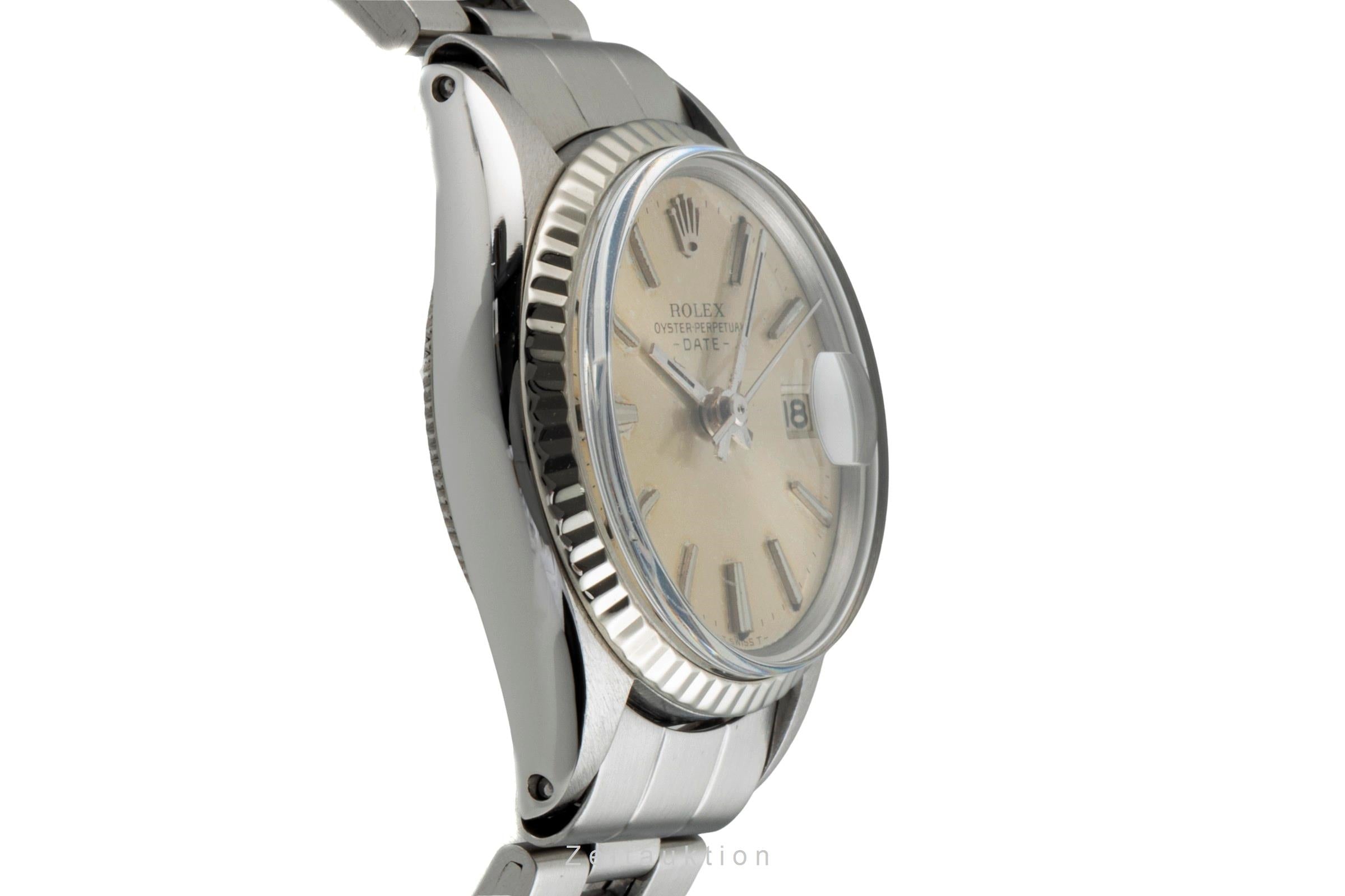 Rolex Lady Date acero / oro blanco automático reloj para damas  6517 Vintage  [2601397]