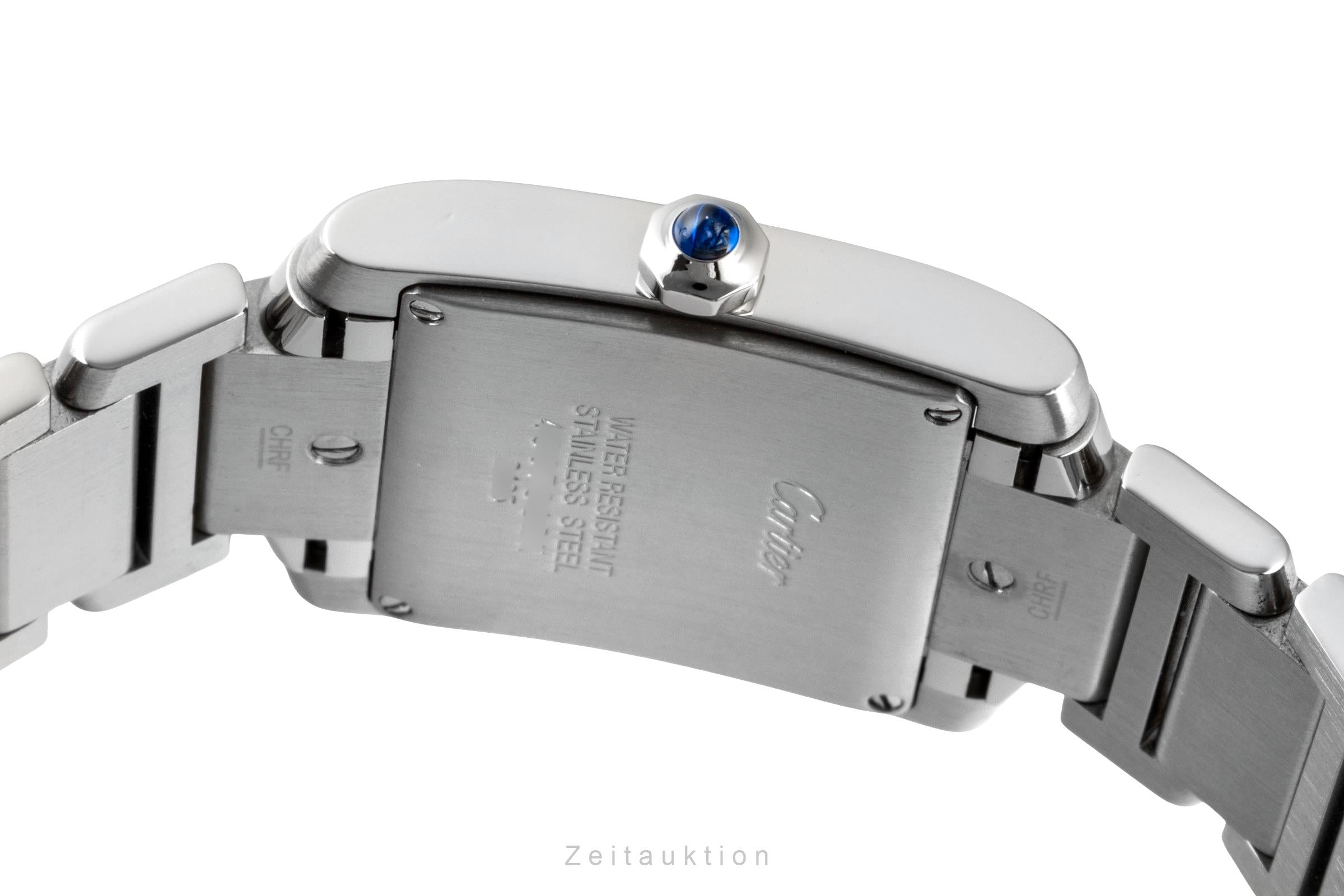 Cartier Tank Francaise steel quartz women's watch W51011Q3  [2601398]