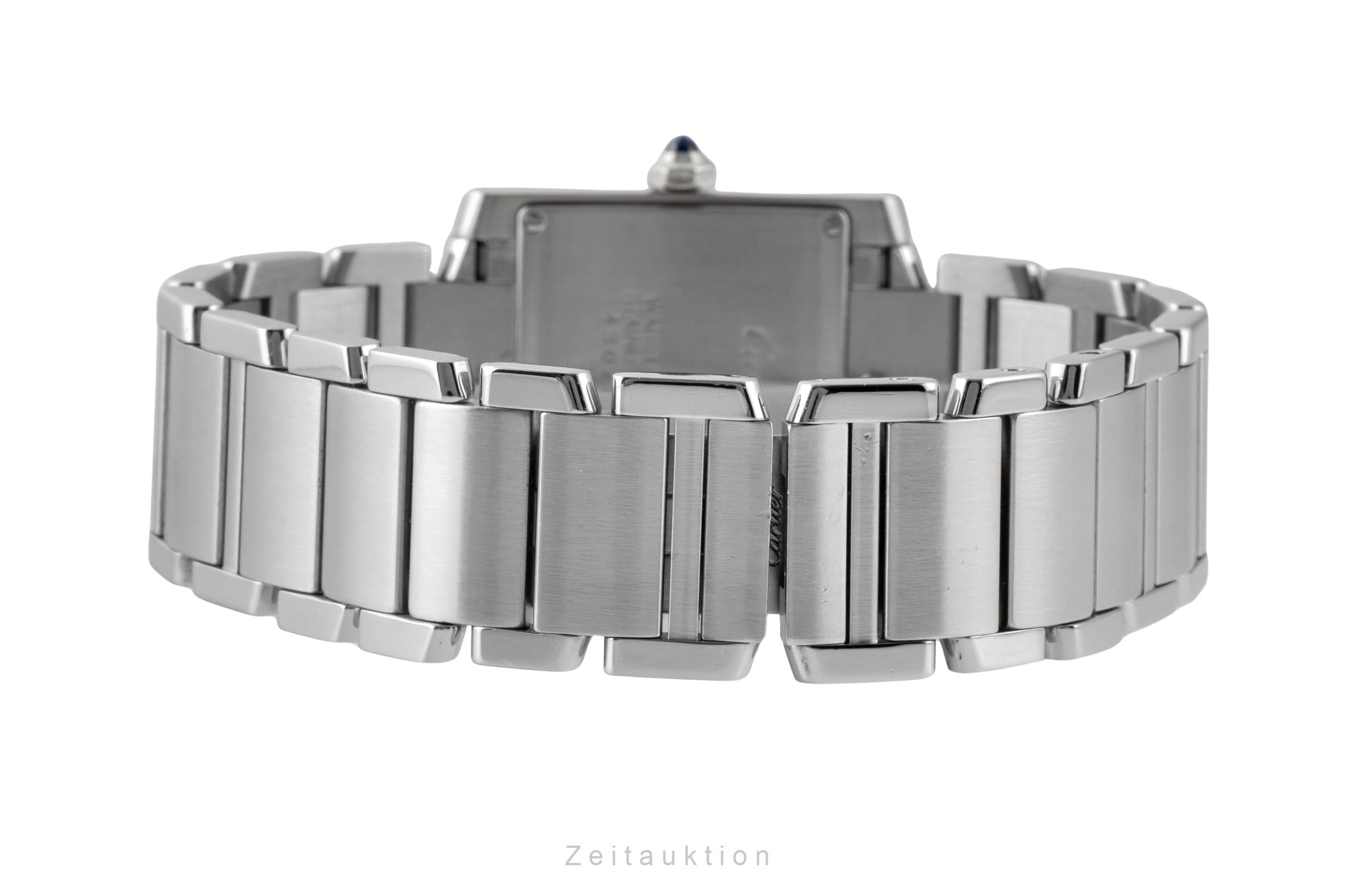 Cartier Tank Francaise steel quartz women's watch W51011Q3  [2601398]