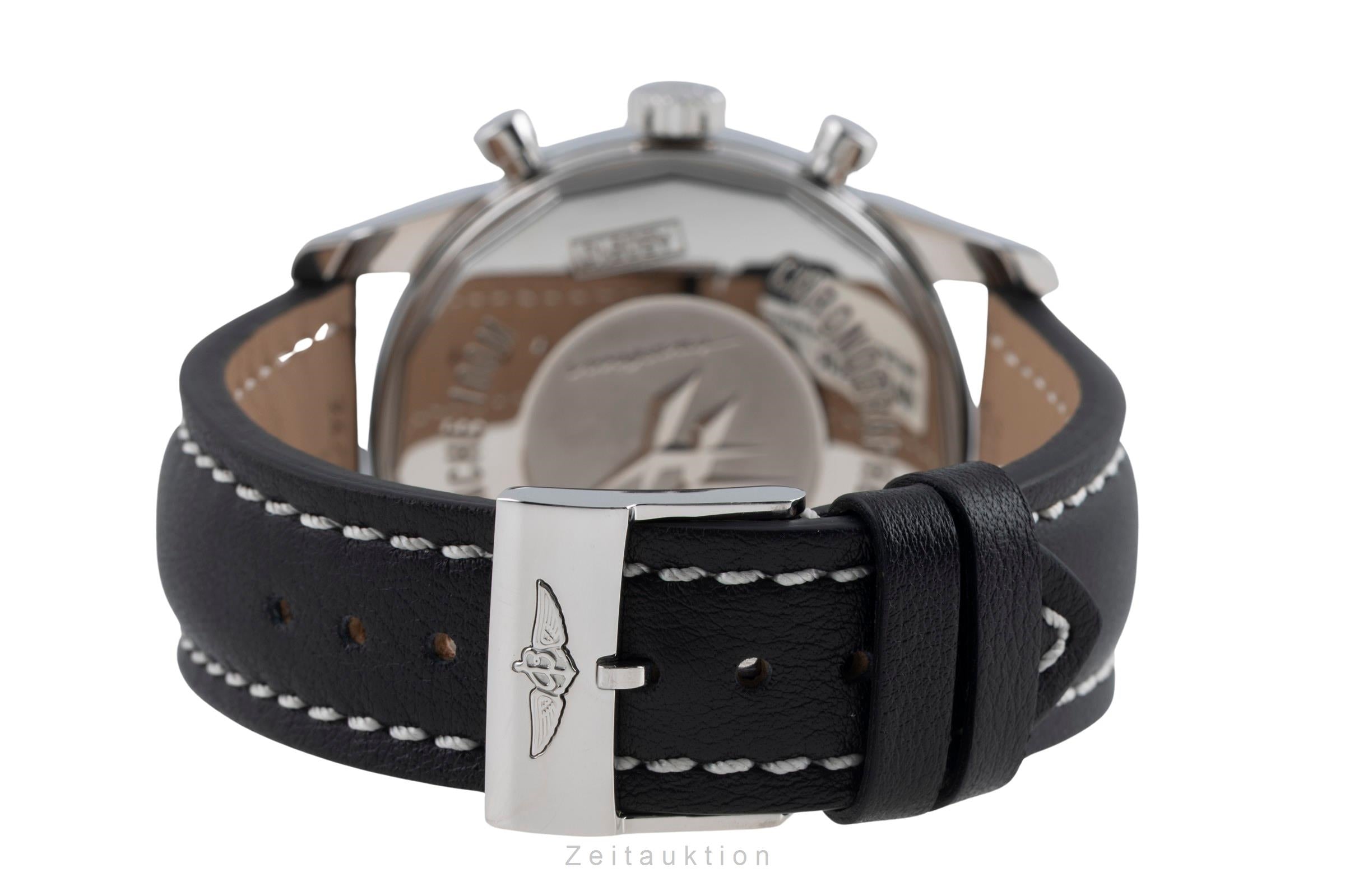 Breitling Transocean Chronograph Unitime Automatik Stahl Ref. AB0510U4/BB62 B&P [2601399]