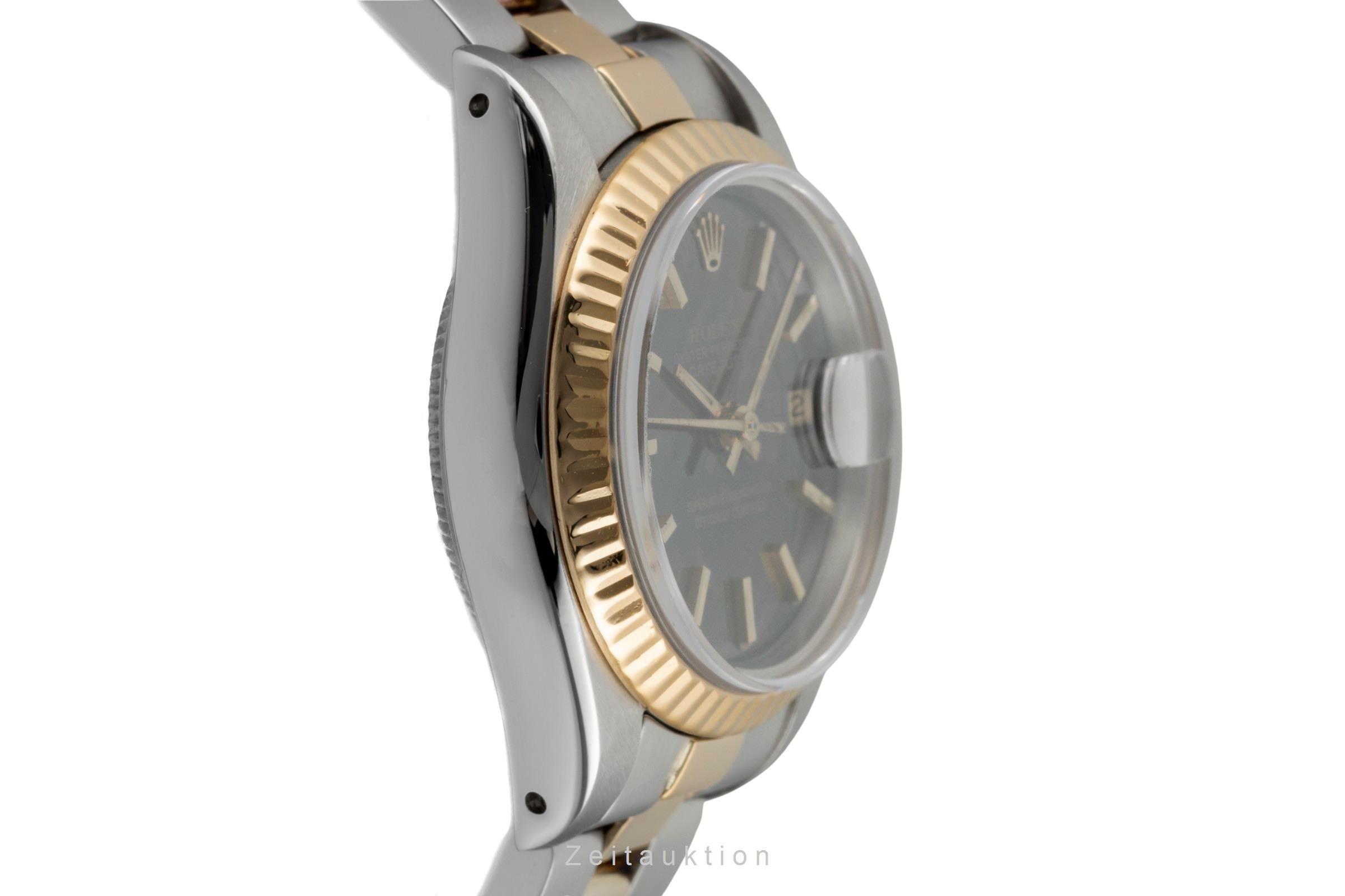 Rolex Datejust Stahl / Gold Pyramid-Dial Automatik Damenuhr Ref. 69173 [2601401]
