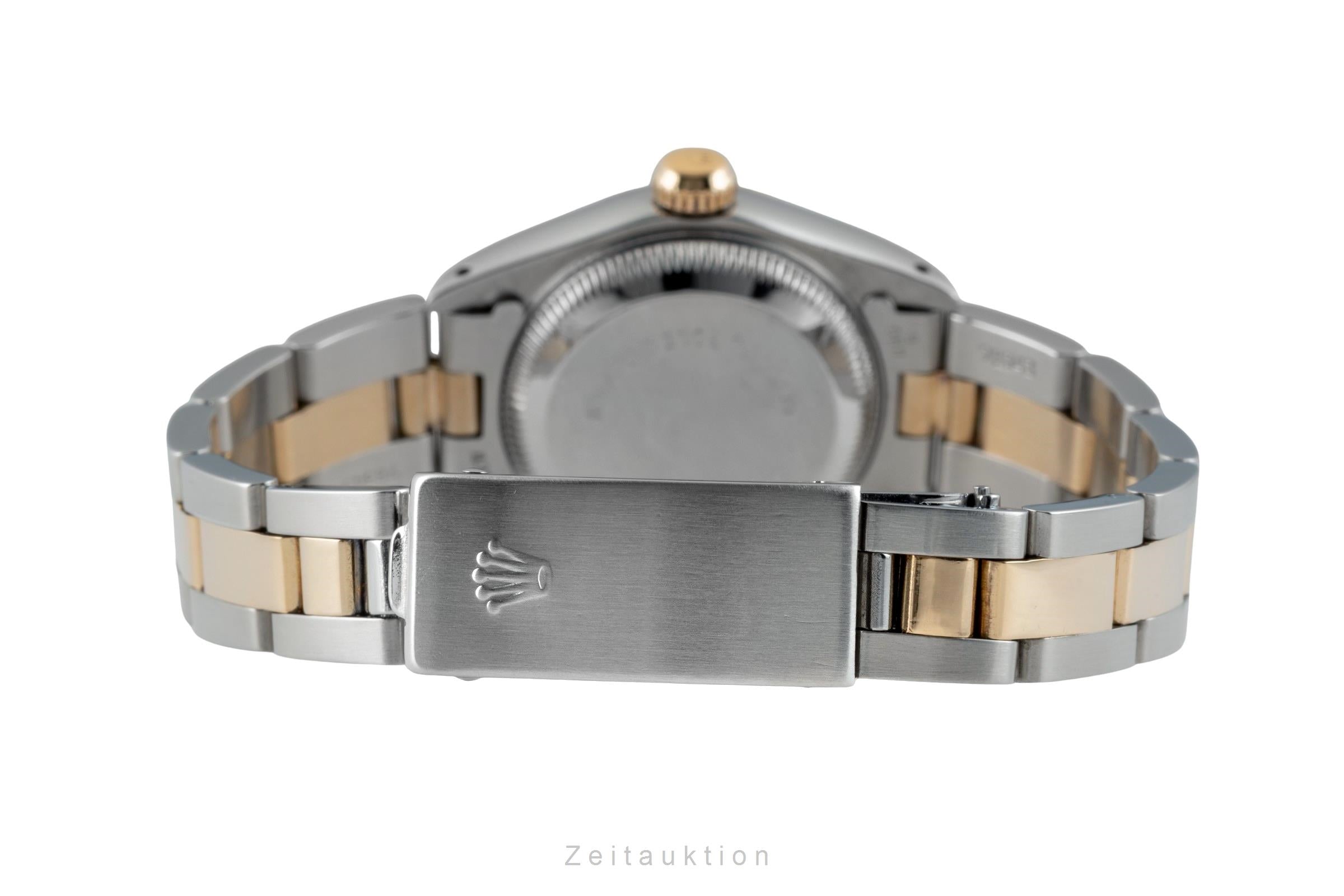 Rolex Datejust Stahl / Gold Pyramid-Dial Automatik Damenuhr Ref. 69173 [2601401]