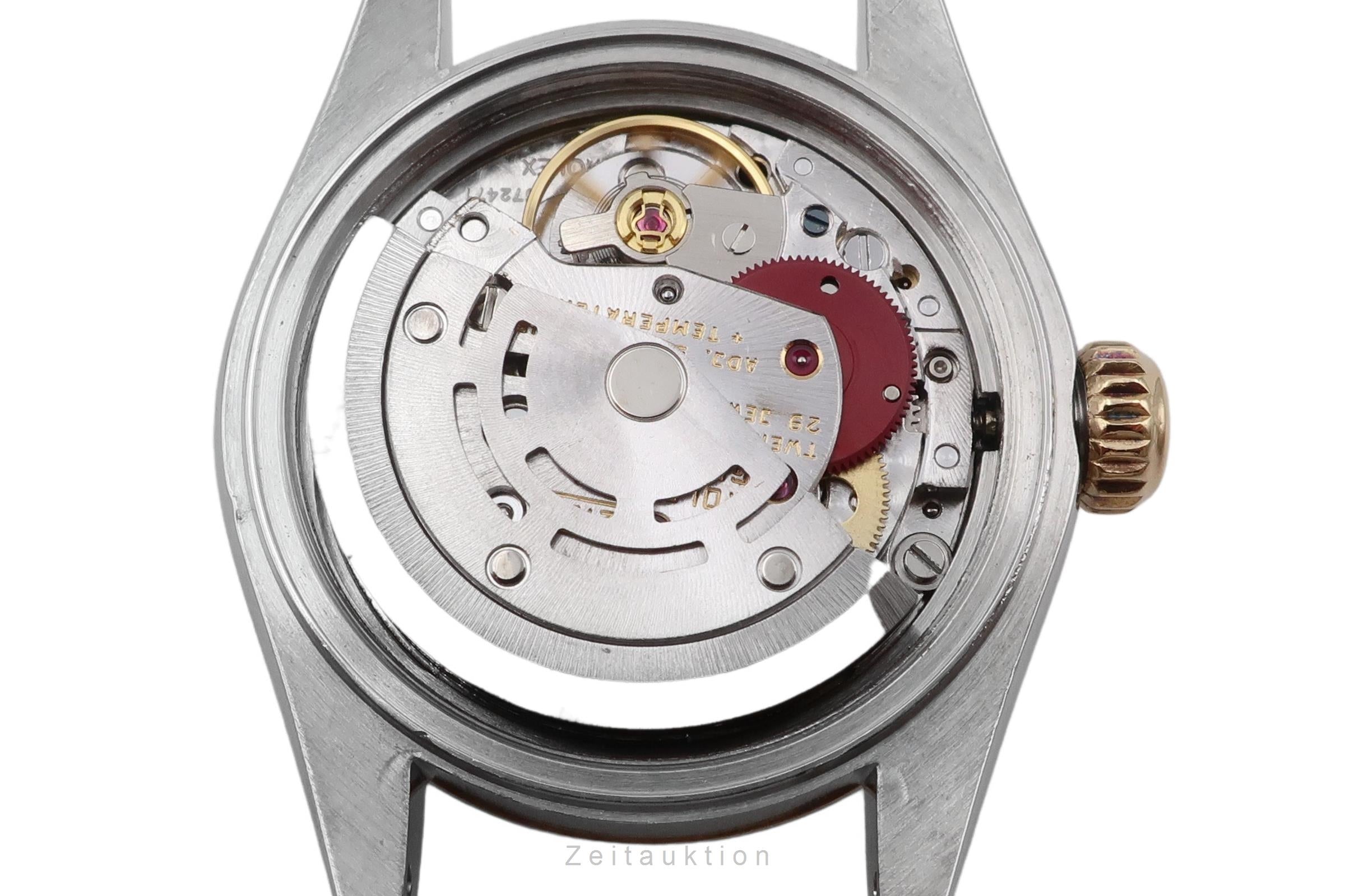 Rolex Datejust Stahl / Gold Pyramid-Dial Automatik Damenuhr Ref. 69173 [2601401]