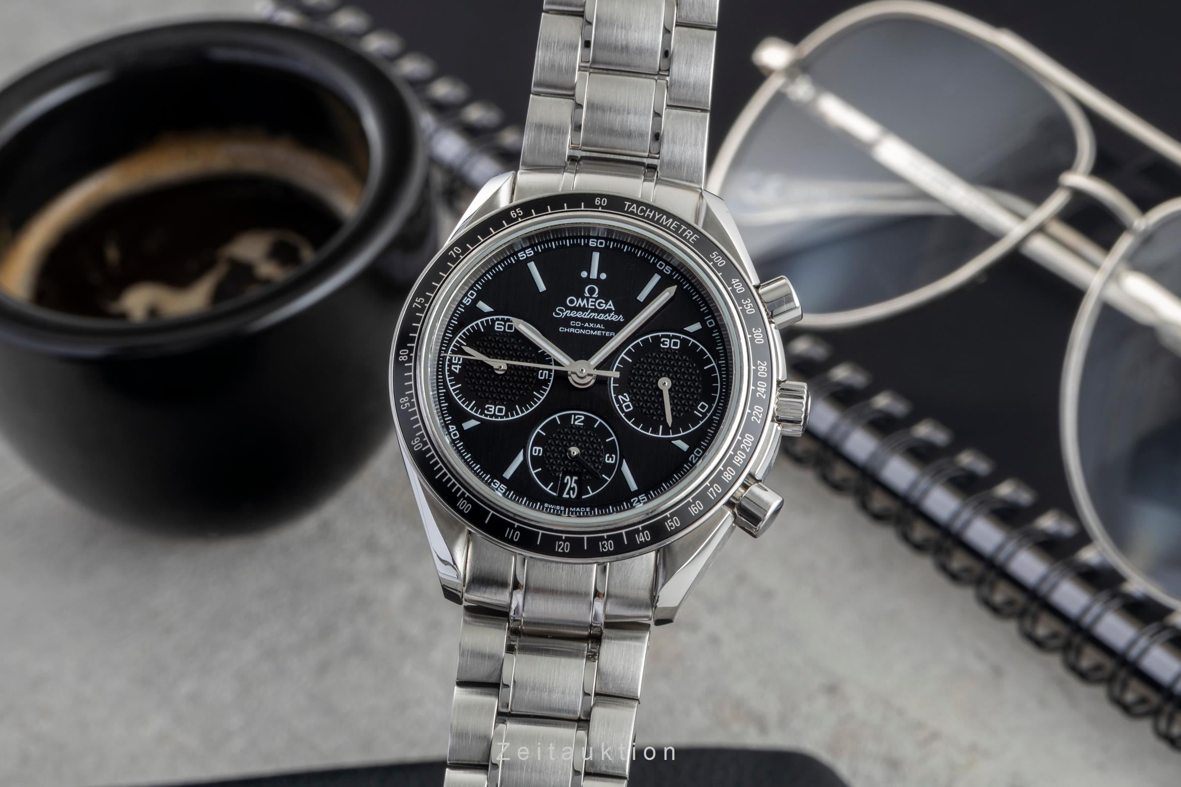 Omega Speedmaster Racing chronograph steel automatic Kal. 3330 Ref