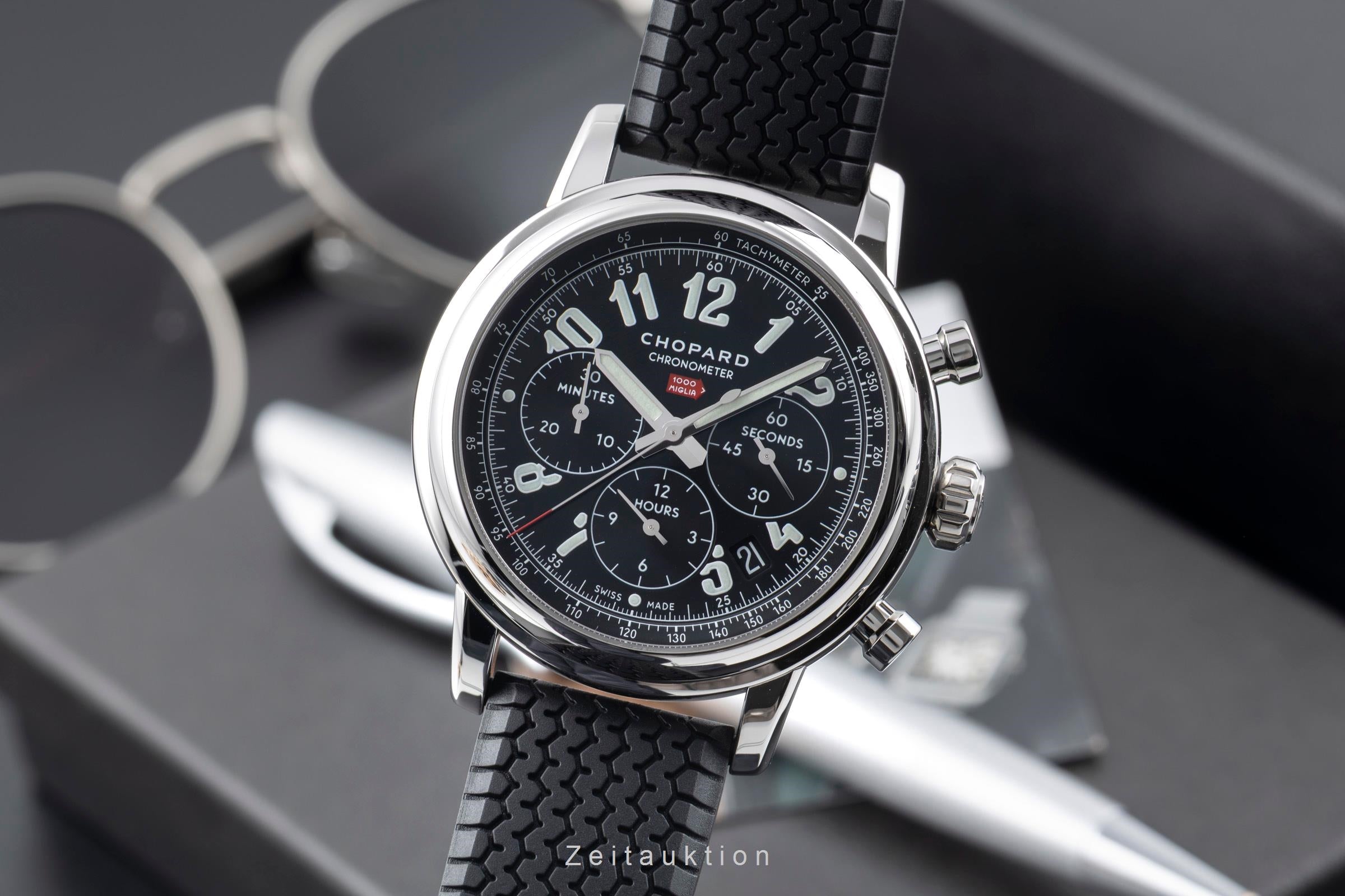 PR Rendez-Vous à Paris サイン NAVEL B Chopard Mille Miglia chronograph steel automatic Ref. 168589 | 2601405