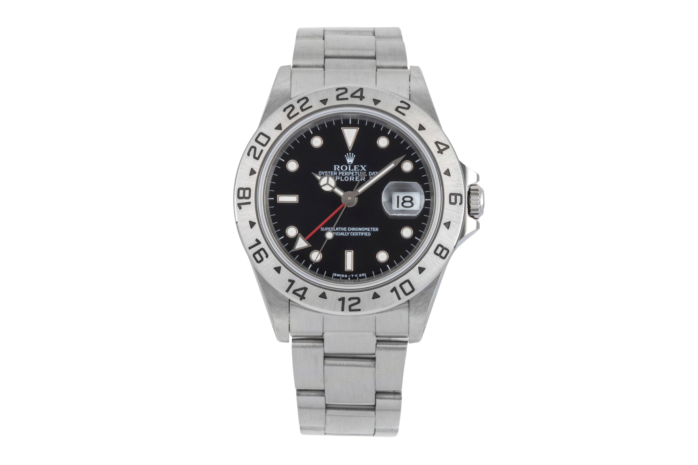 Rolex Explorer II Black Dial Edelstahl Automatik Herrenuhr Ref. 16570 B&P 1998 [2601406]