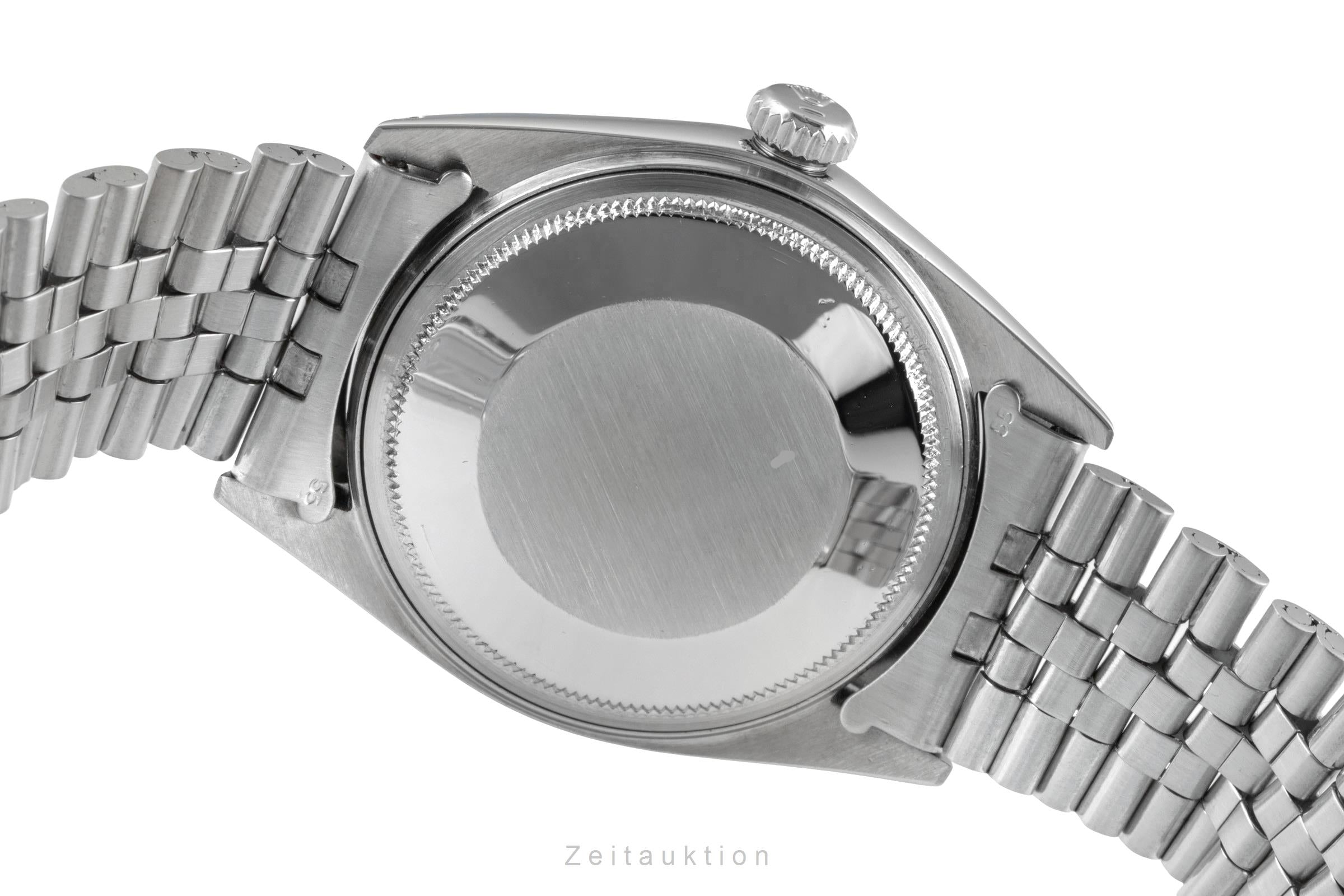 Rolex Datejust acier / or blanc automatique montre pour hommes 1601 Vintage  [2601408]
