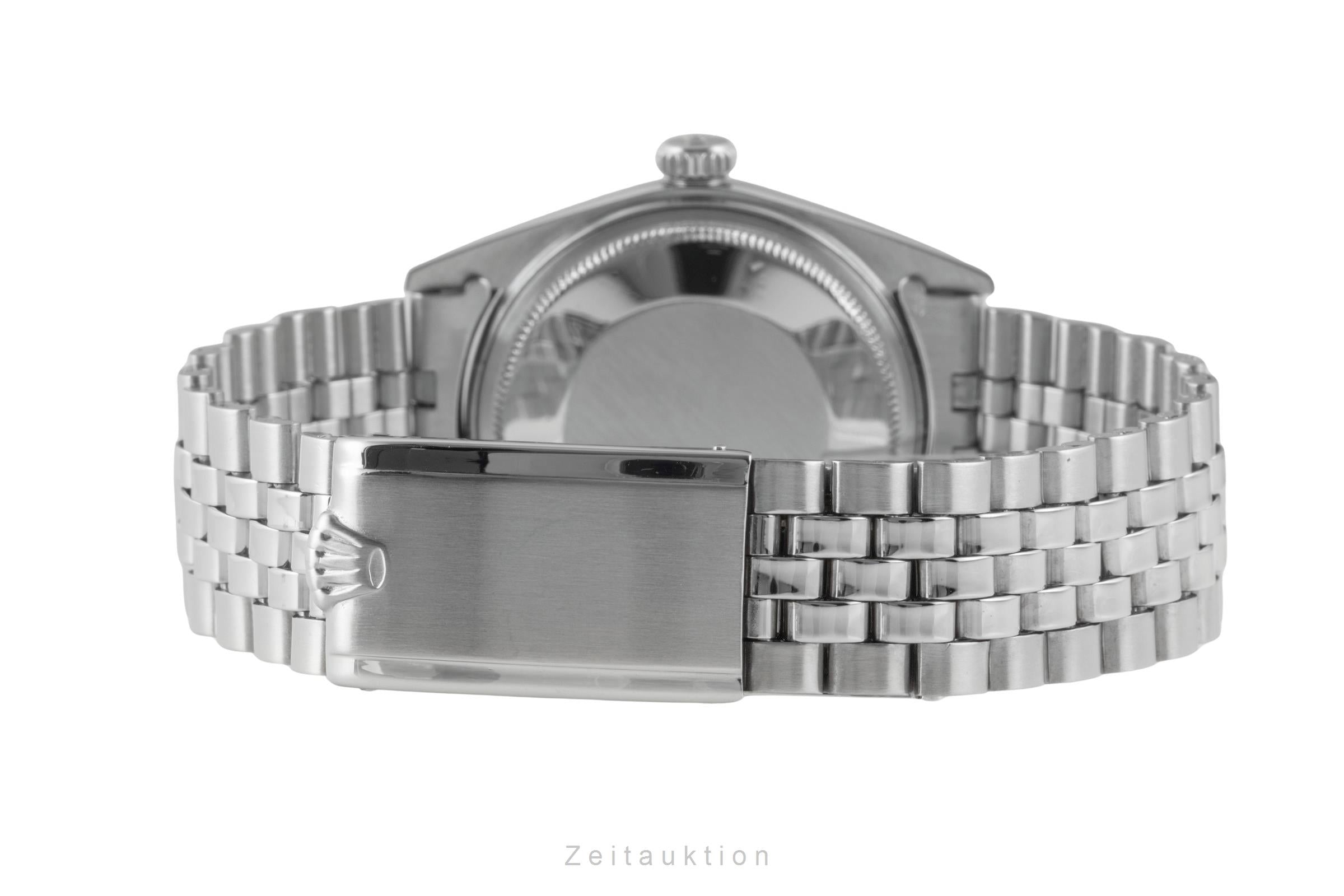 Rolex Datejust acier / or blanc automatique montre pour hommes 1601 Vintage  [2601408]