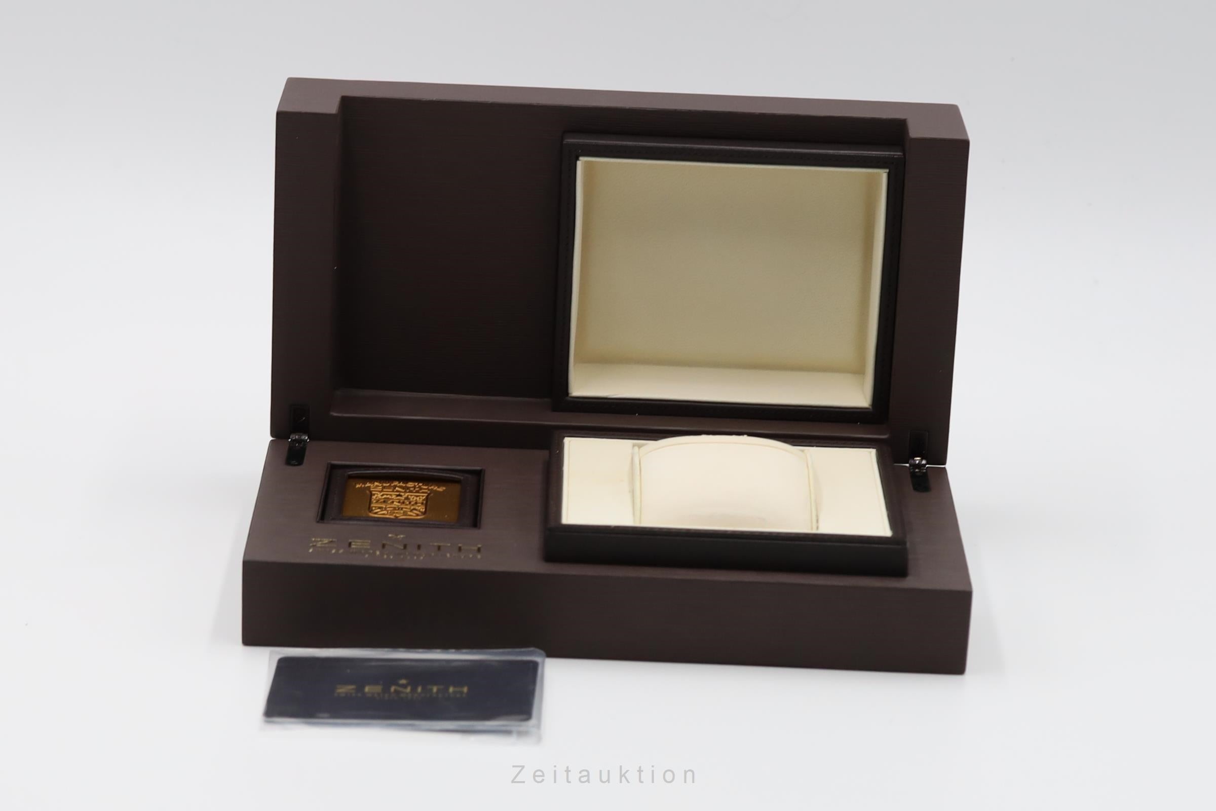 Zenith Elite Classique Automatik Stahl Herrenuhr Ref. 01.0125.680 B&P 2006 [2601415]