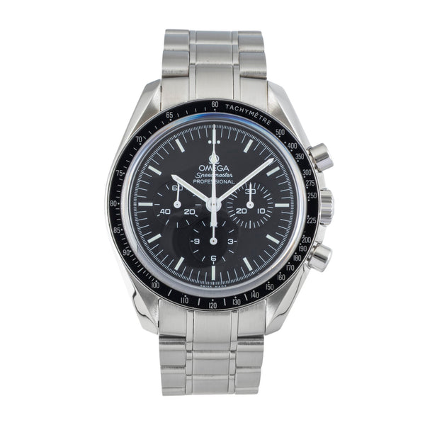 Omega Speedmaster Moonwatch cronografo acciaio carica manuale orologio da uomo 311.30.42.30.01.006 LP: 8700EUR  [2601423]
