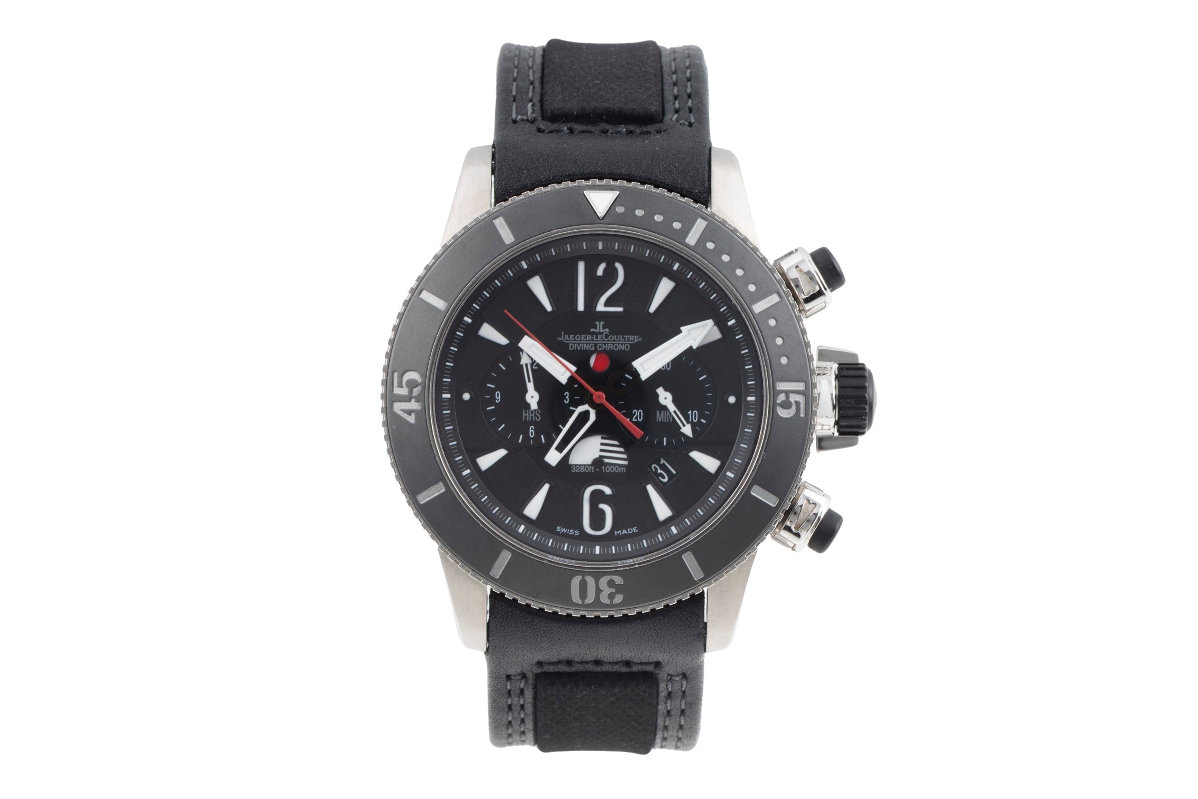 Jaeger LeCoultre Master Compressor chronographe titane  automatique montre pour hommes Q178T470 , 159.T.C7 Limited  [2601430]