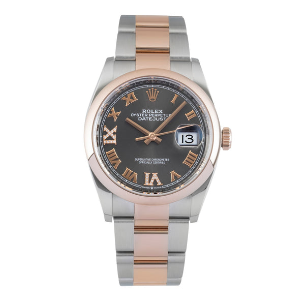 Rolex Datejust acciaio / oro automatismo orologio da uomo 126201  [2601432]