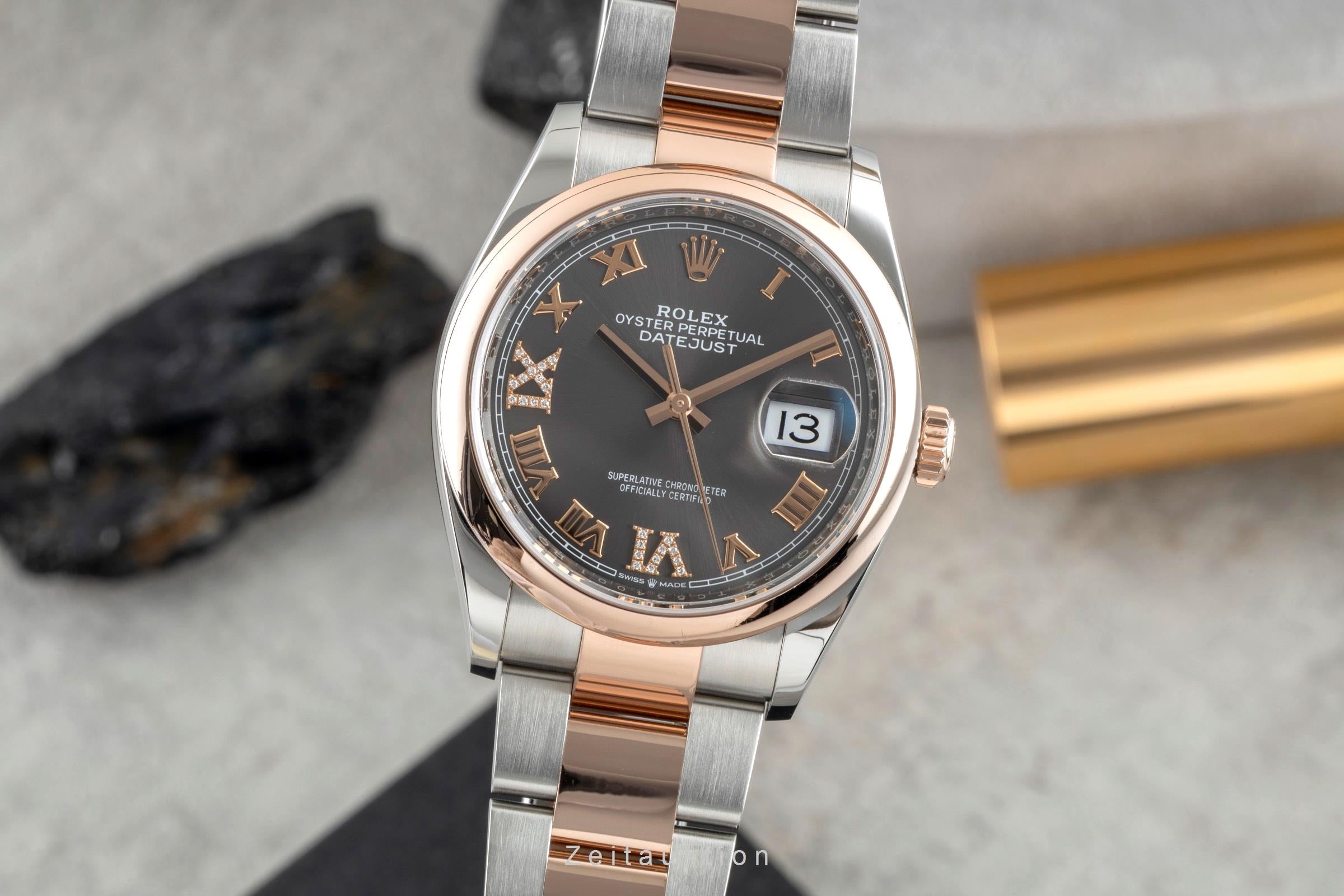 Rolex Datejust acero / oro automático reloj para caballeros 126201  [2601432]