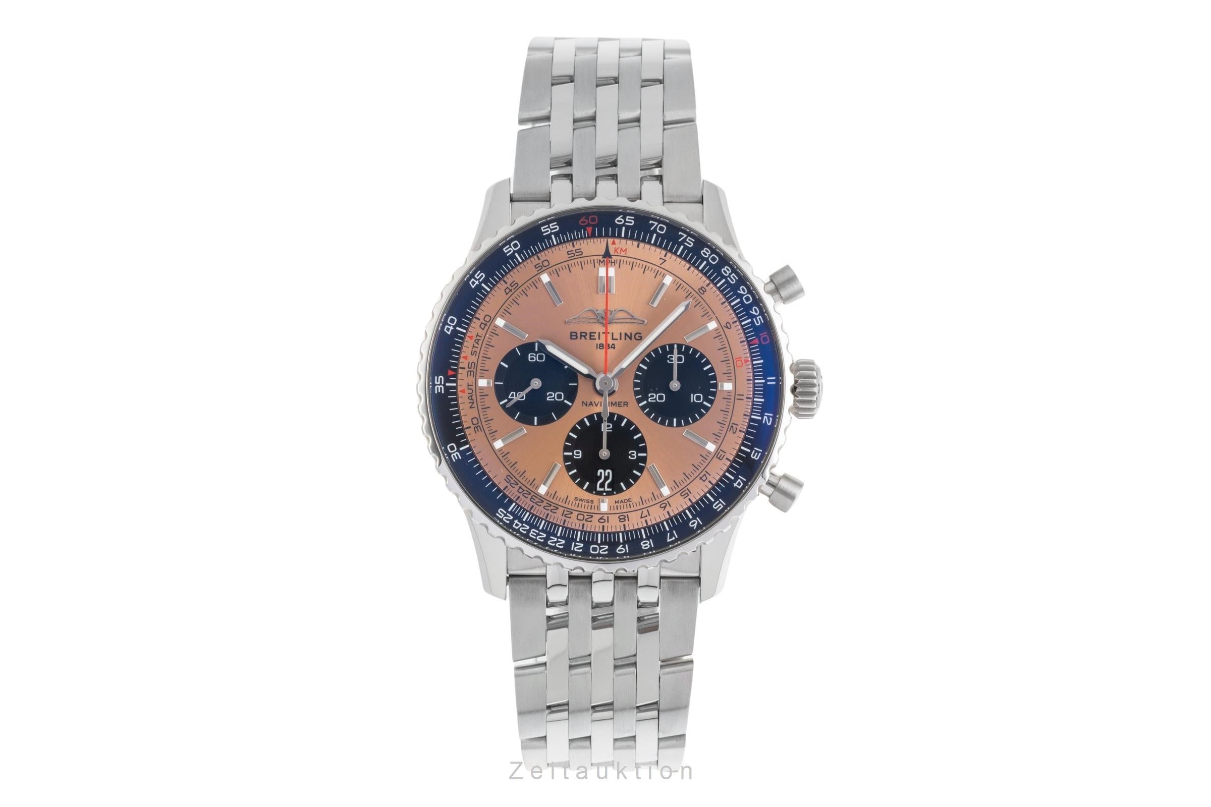Breitling Navitimer 01 chronograph steel automatic men's watch AB0138241K1A1 LP: 9850EUR  [2601434]