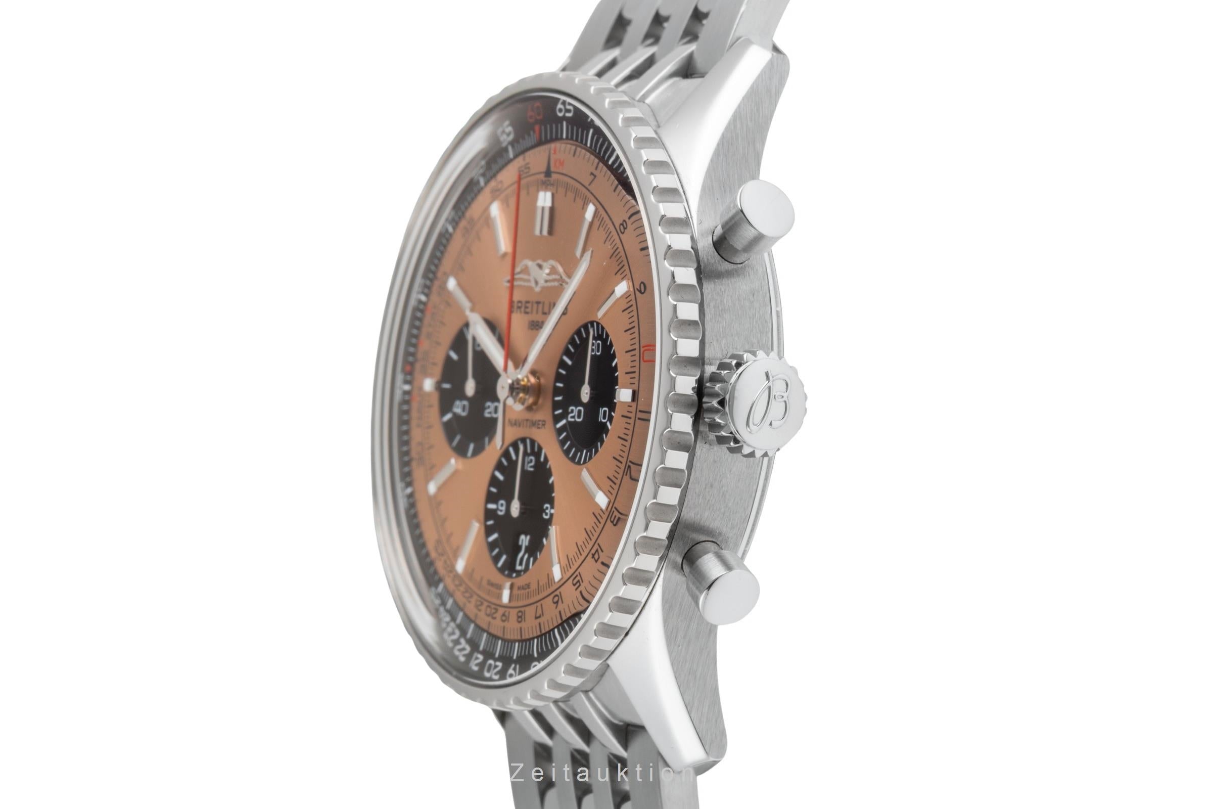Breitling Navitimer 01 chronograph steel automatic men's watch AB0138241K1A1 LP: 9850EUR  [2601434]