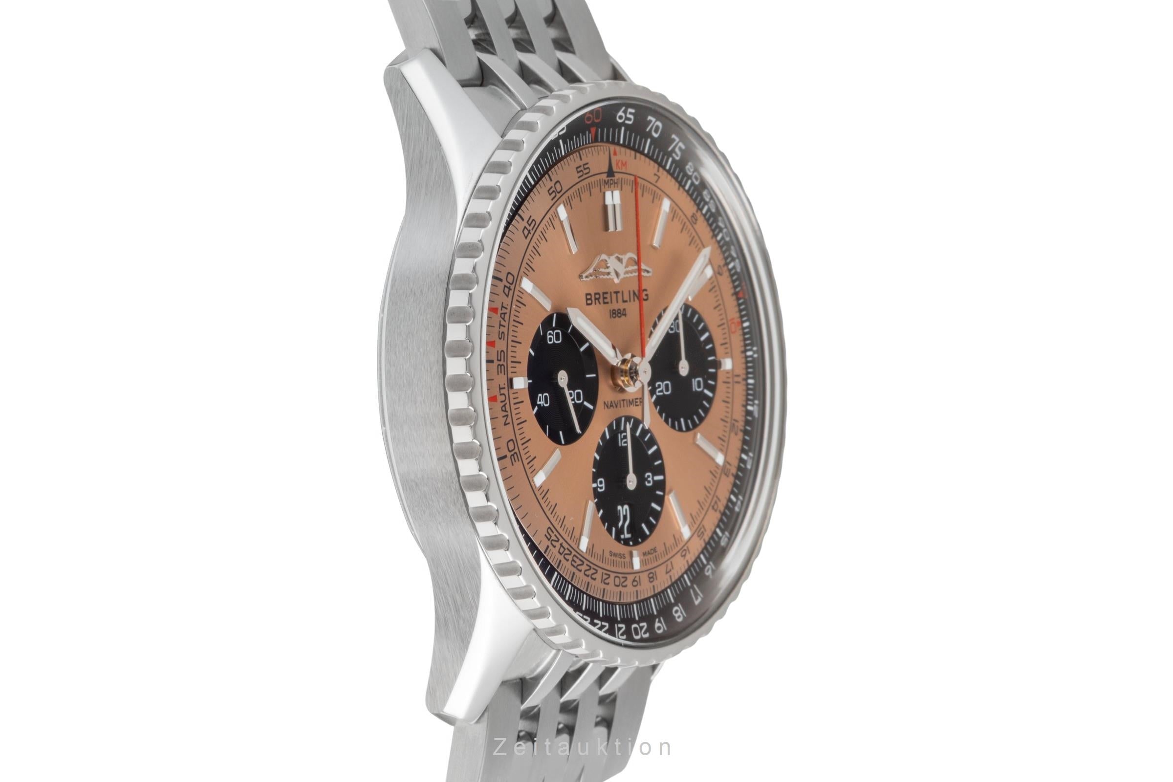 Breitling Navitimer 01 chronograph steel automatic men's watch AB0138241K1A1 LP: 9850EUR  [2601434]