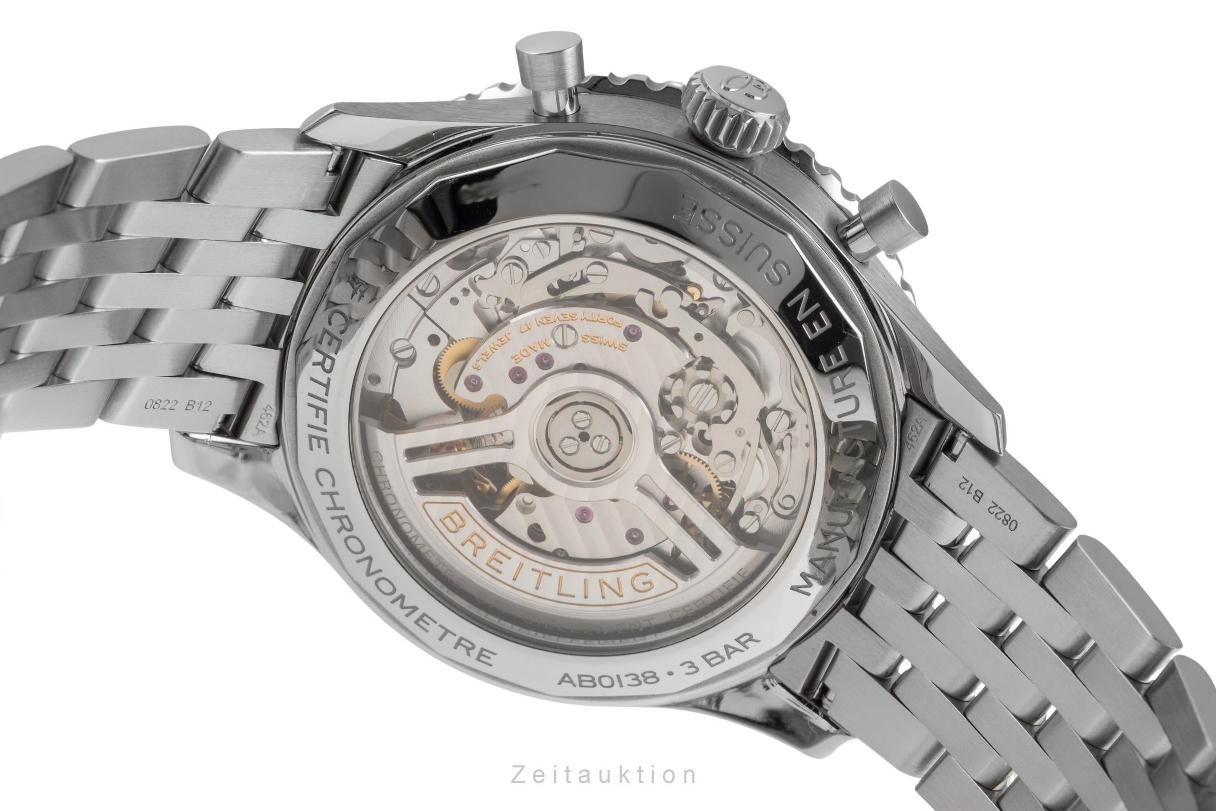 Breitling Navitimer 01 chronograph steel automatic men's watch AB0138241K1A1 LP: 9850EUR  [2601434]