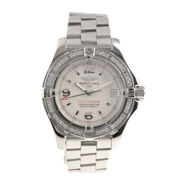 Breitling Colt Oceane steel quartz women's watch A77380  [2601436]