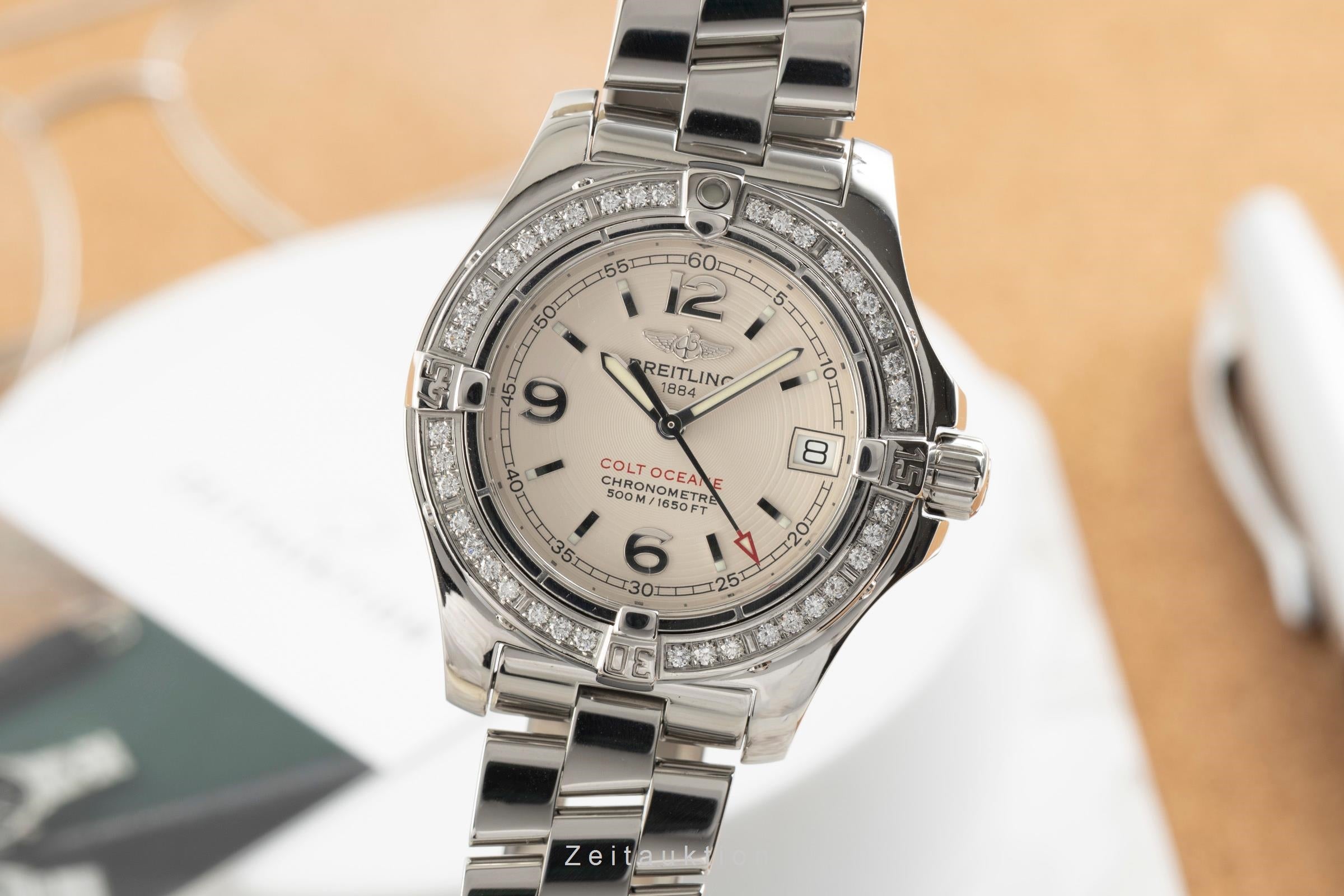 Breitling Colt Oceane steel quartz women's watch A77380  [2601436]